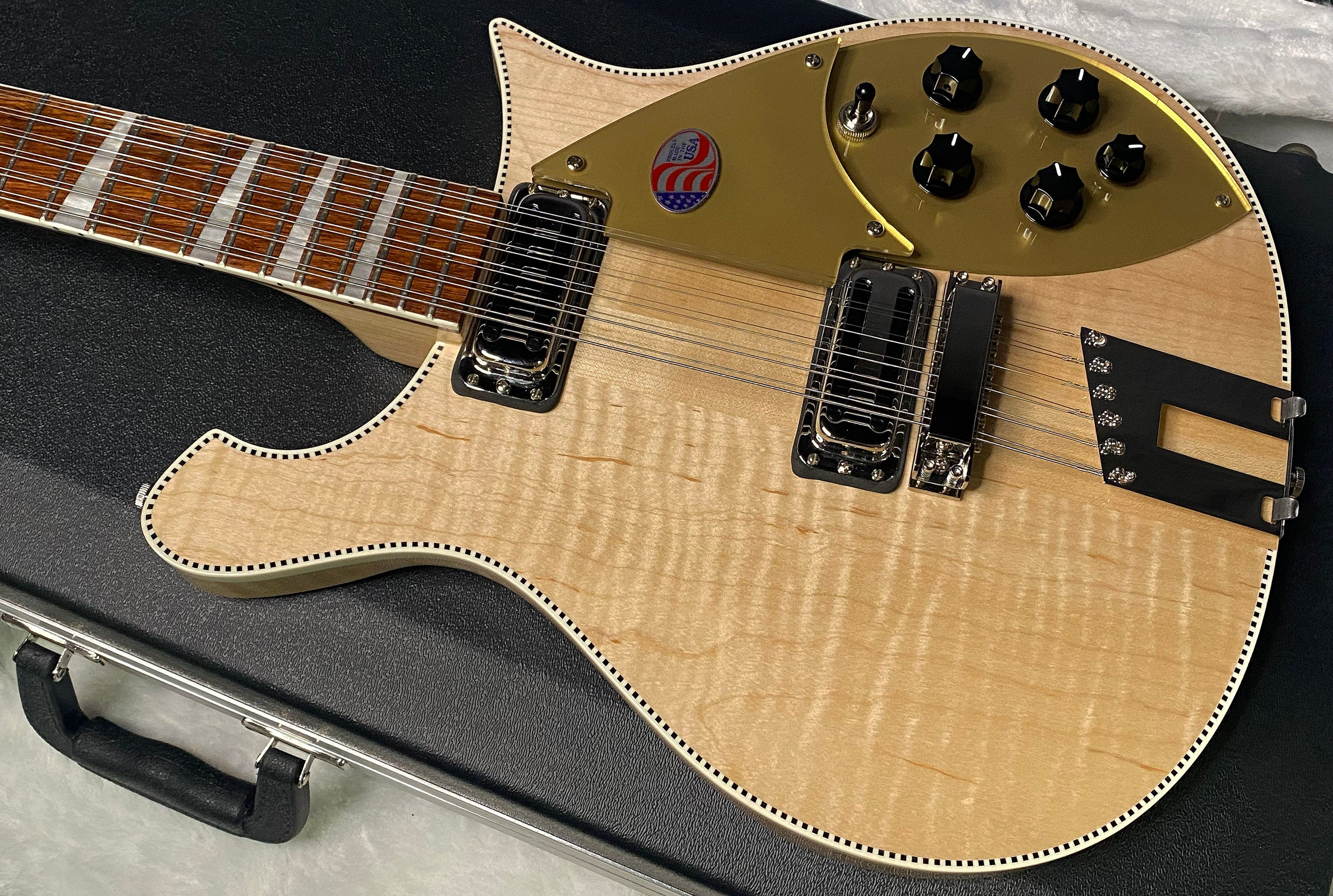 NEW! Rickenbacker 660/12 Maple Glo MG - Only 7.2 lbs - Authorized Dealer - G07402