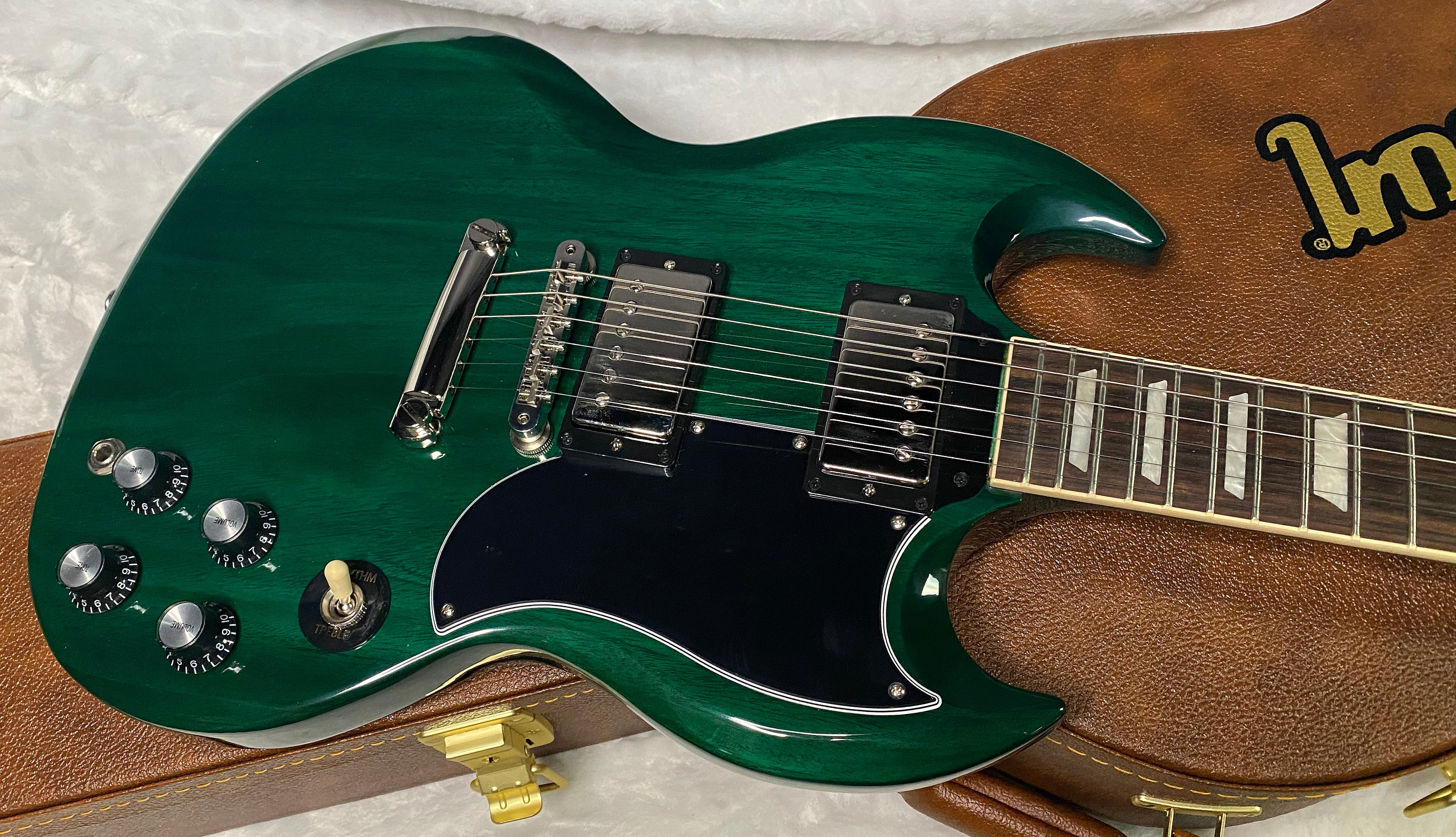 NEW! Gibson SG Standard '61 Stoptail - Translucent Teal - ONLY 6 lbs - Authorized Dealer - G07406