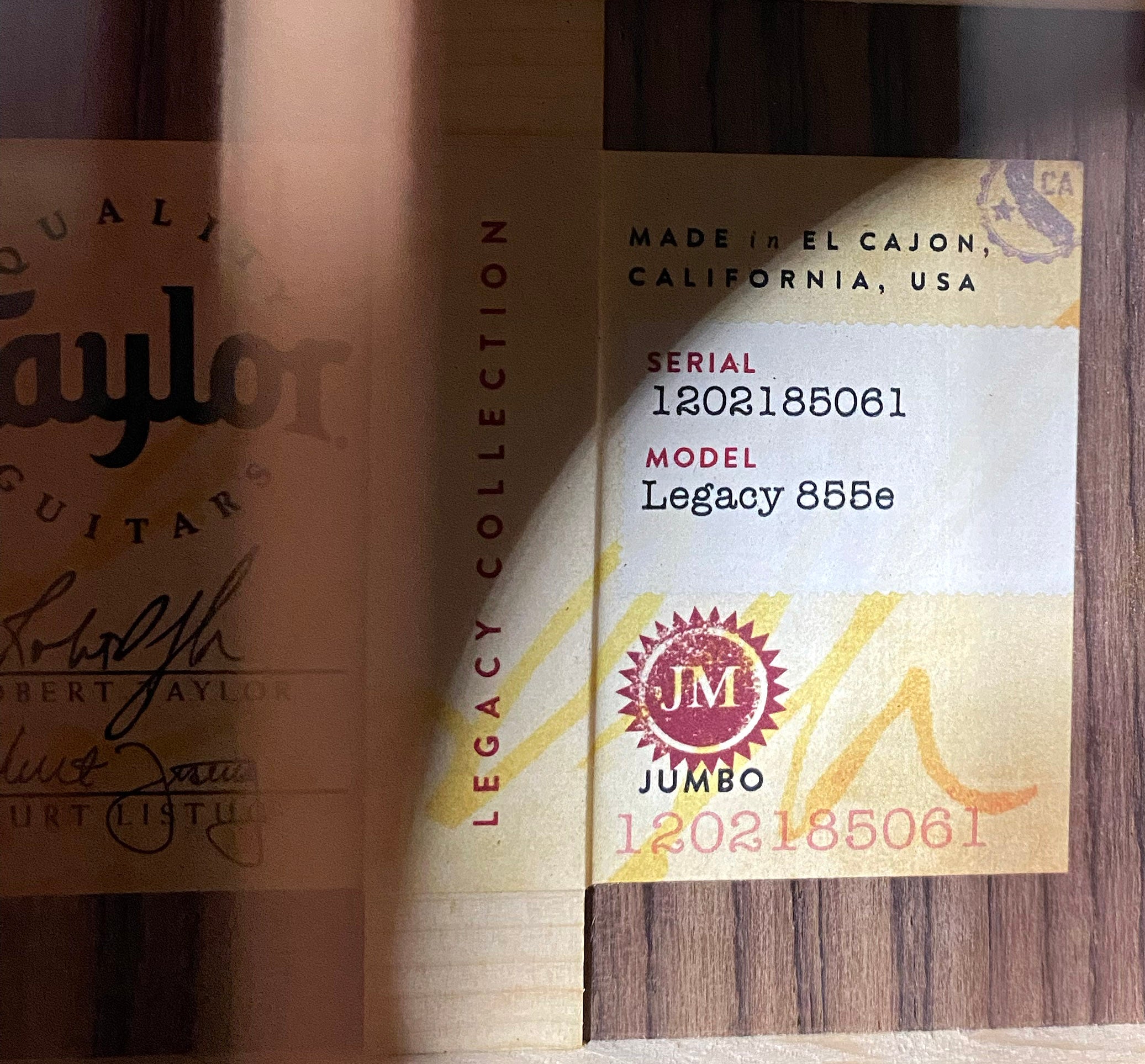 MINT ! Taylor 855e Legacy 12-string Acoustic-Electric Guitar - Natural - 5.5lbs - Authorized Dealer - G05276 • SAVE BIG!