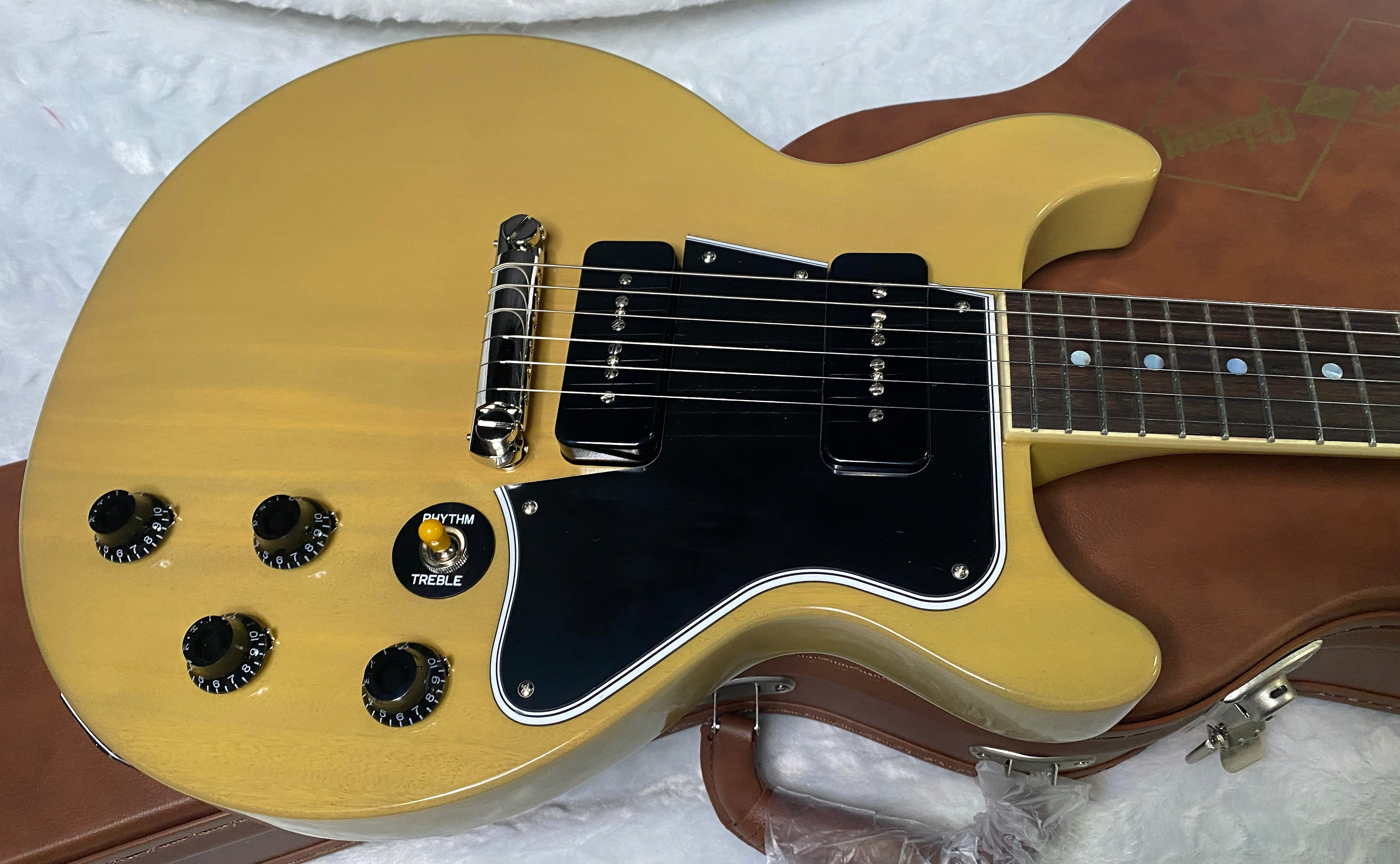 NEW Epiphone Inspired by Gibson 1960 Les Paul Special Double Cut Reissue Electric Guitar - TV Yellow - 9.3lbs - Authorized Dealer - G06749