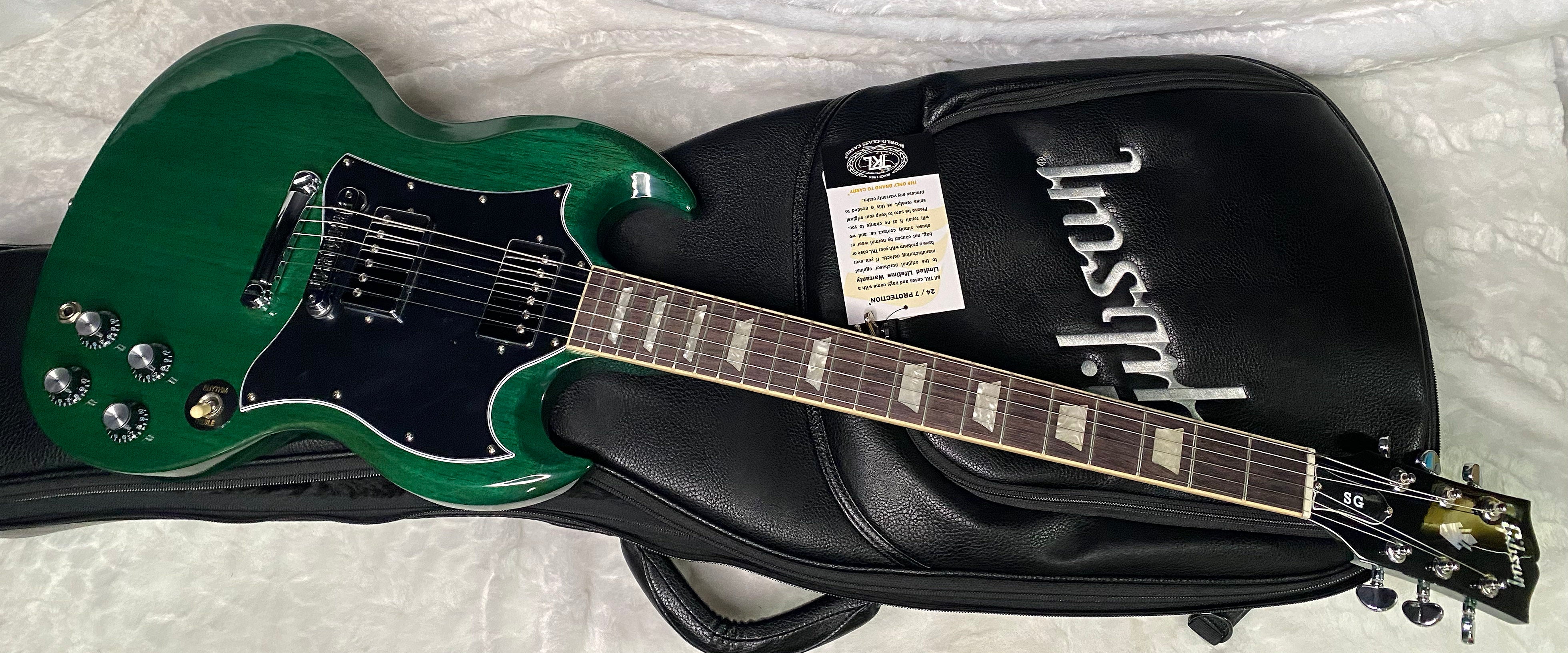 NEW! Gibson SG Standard '61 Stoptail - Translucent Teal - 6.75 lbs - Authorized Dealer - G07409