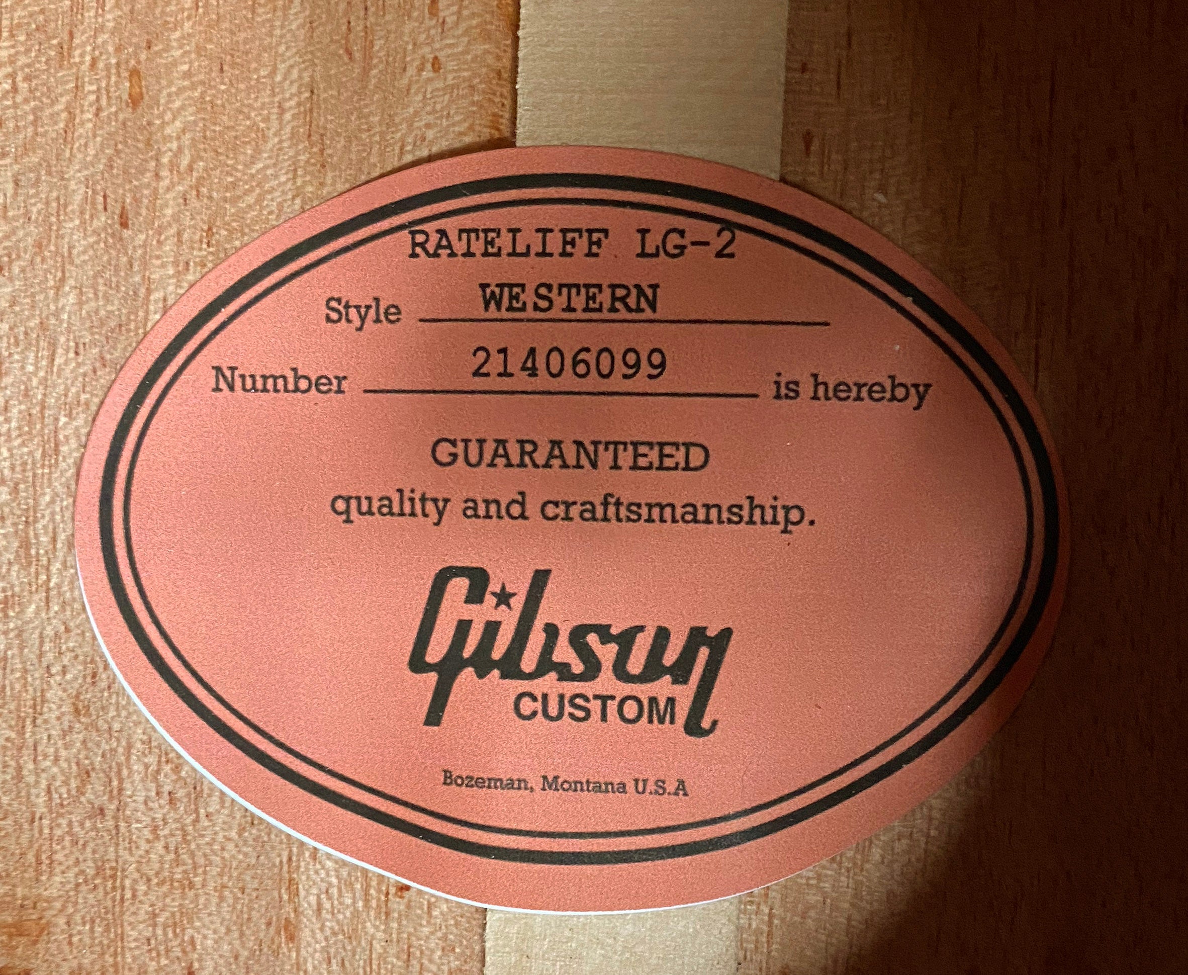 NEW ! Gibson Acoustic Nathaniel Rateliff LG-2 Western-Vintage Sunburst - Authorized Dealer - In-Stock! 3.9 lbs - G07411