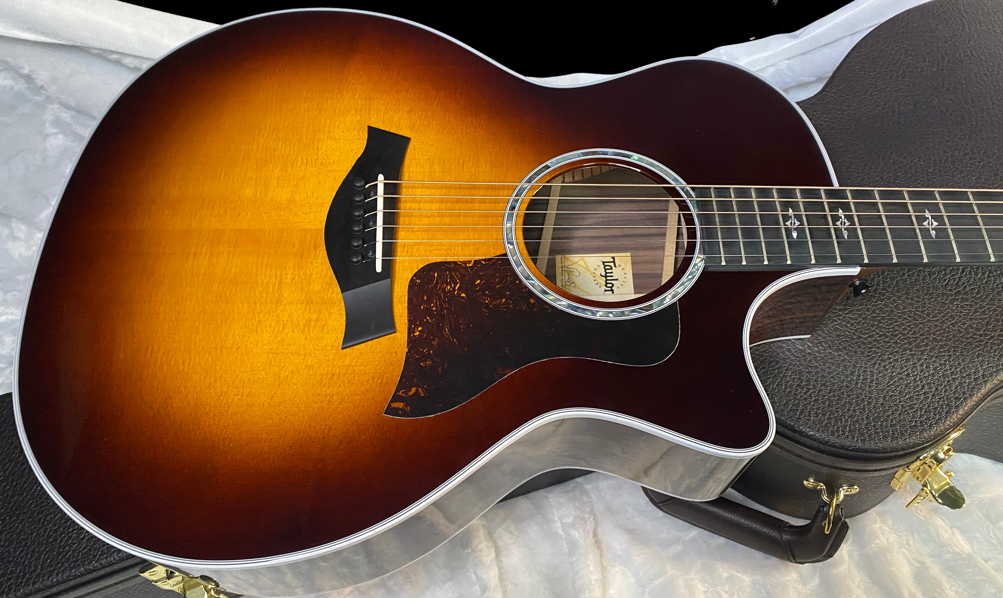 NEW! Taylor 414ce V-Class Special-Edition Grand Auditorium Acoustic-Electric Guitar - Tobacco Sunburst - Authorized Dealer - 4.5lbs - G05929