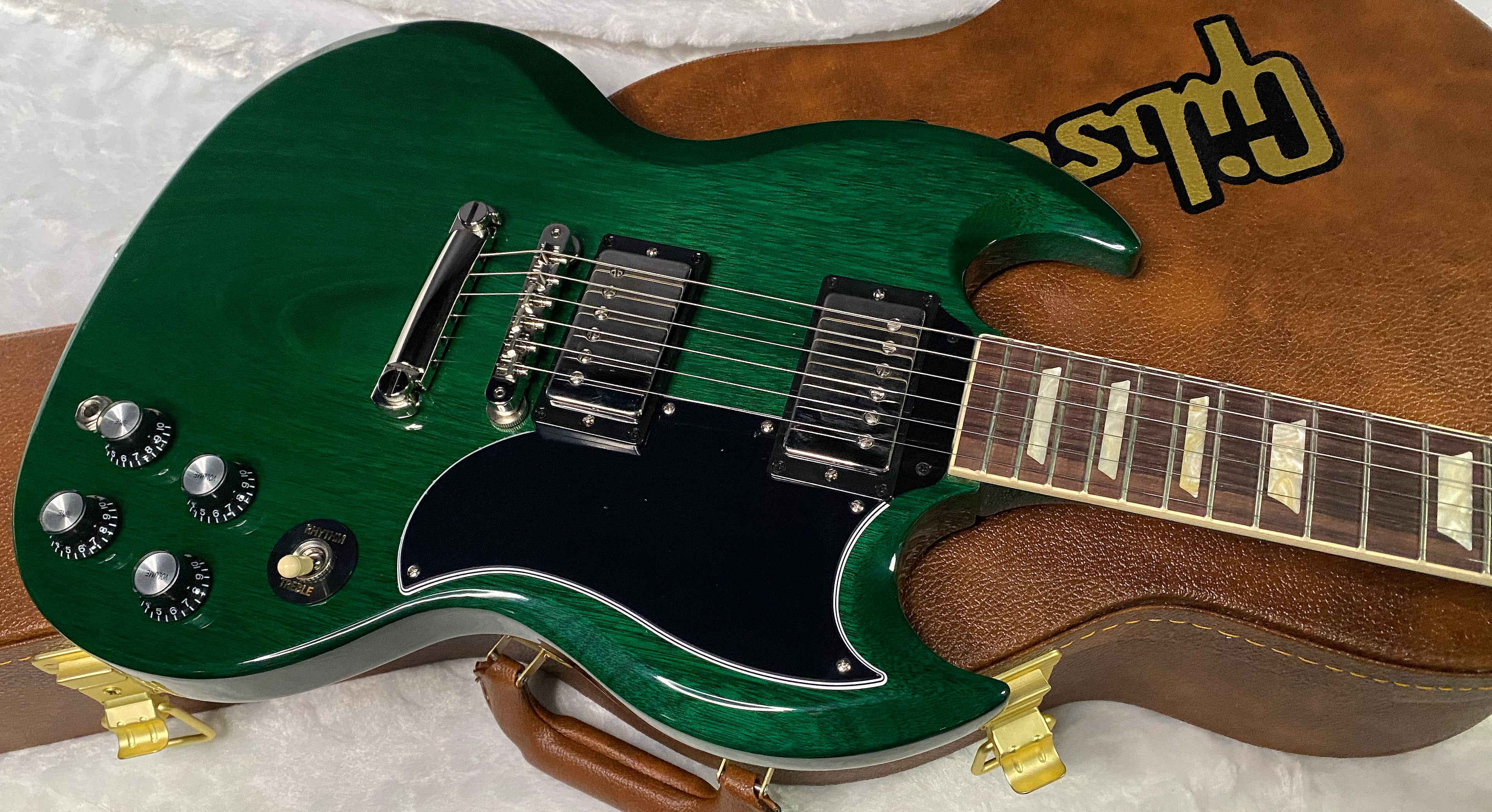 NEW! Gibson SG Standard '61 Stoptail - Translucent Teal - 6.5 lbs - Authorized Dealer - G07407