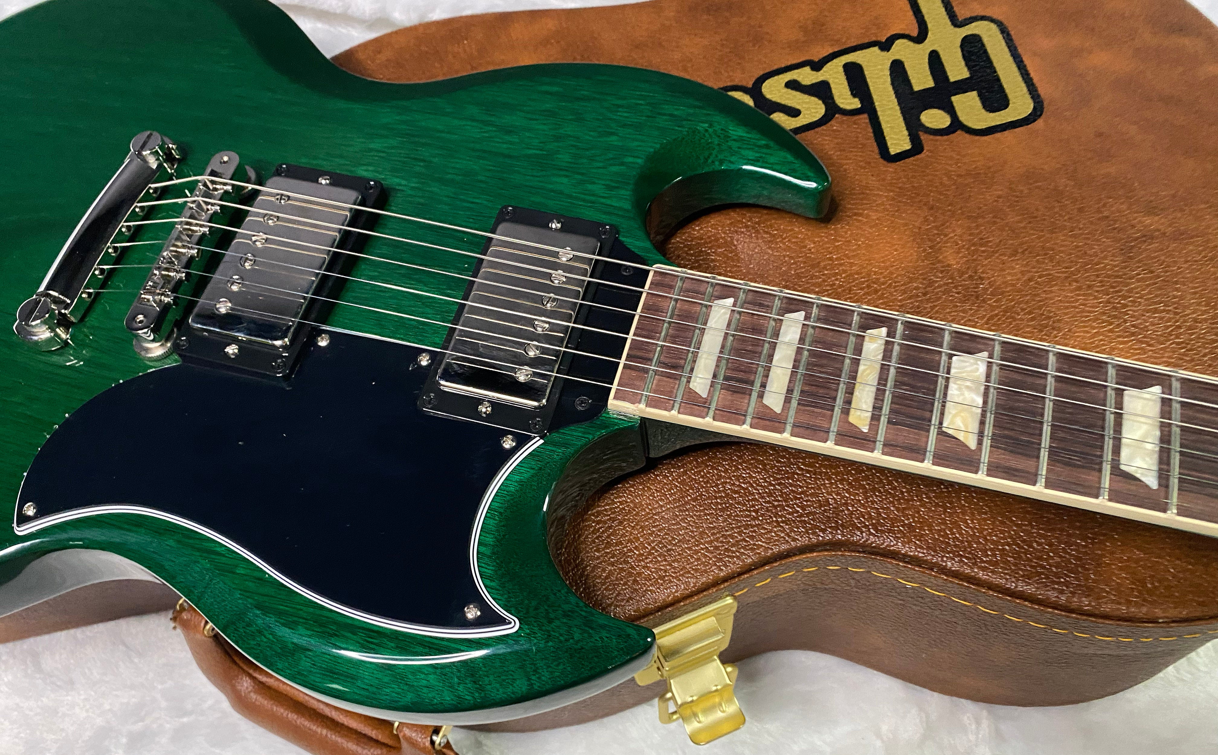 NEW! Gibson SG Standard '61 Stoptail - Translucent Teal - 6.5 lbs - Authorized Dealer - G07407