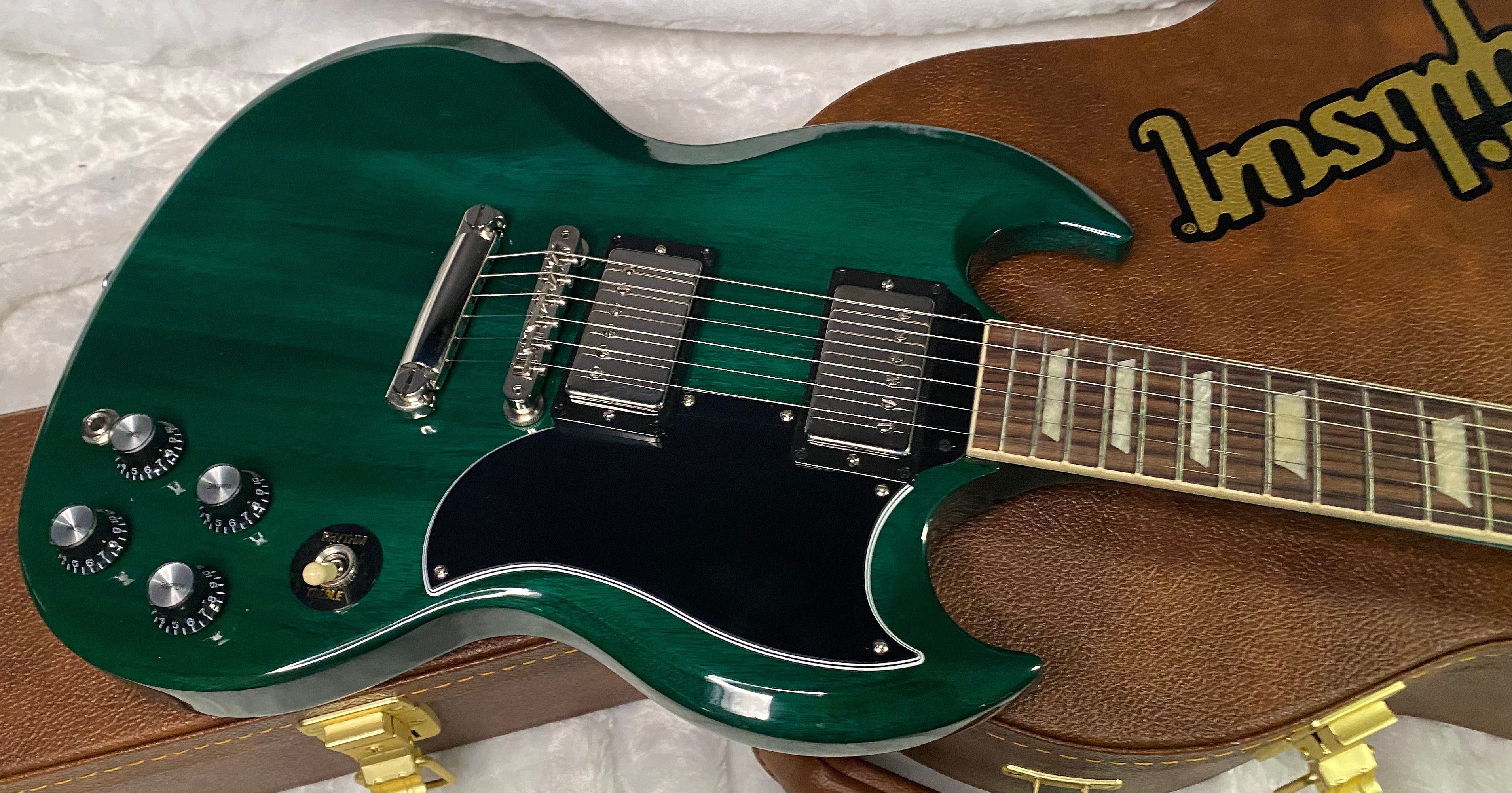NEW! Gibson SG Standard '61 Stoptail - Translucent Teal - 6.6 lbs - Authorized Dealer - G07408