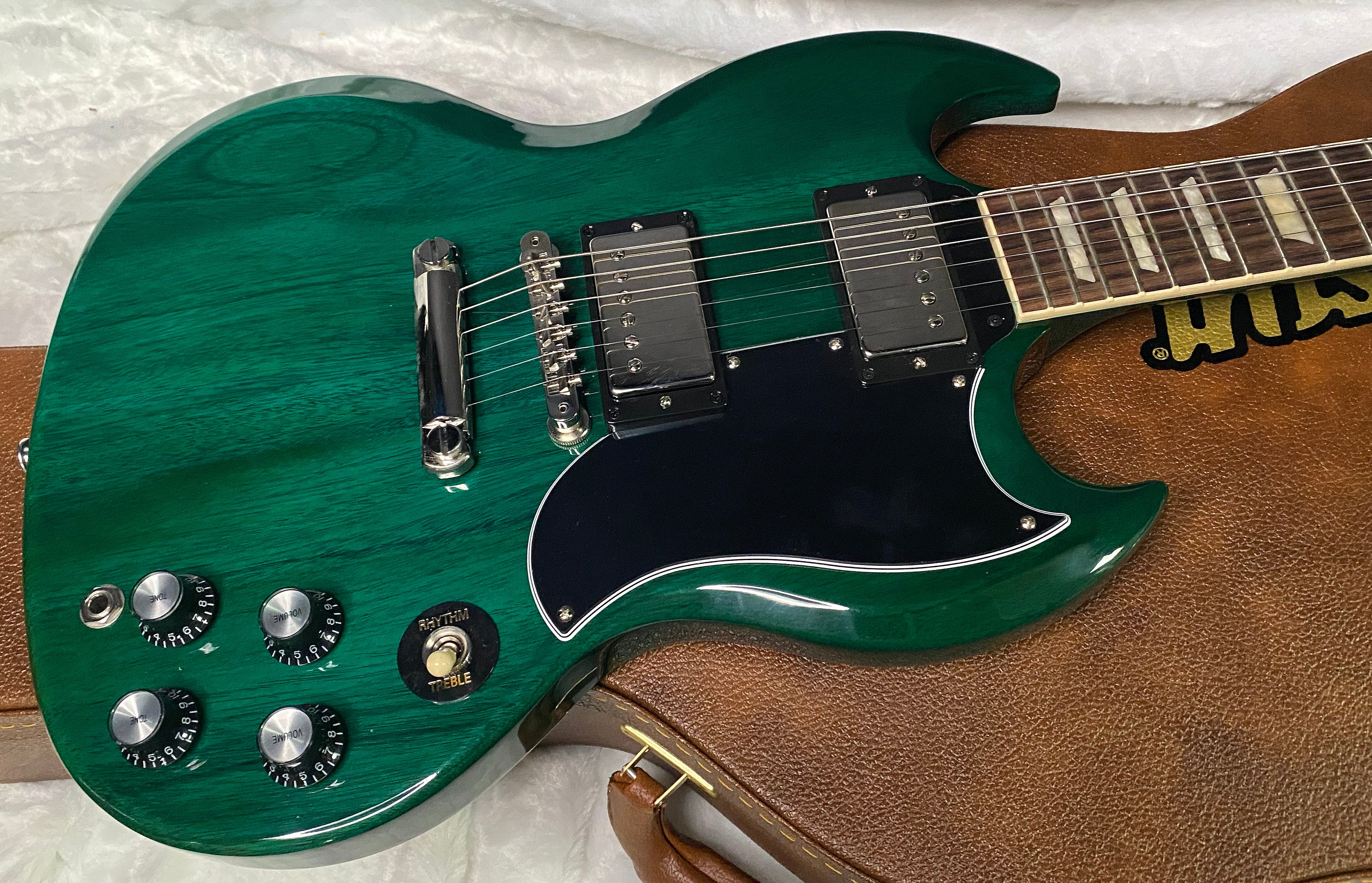 NEW! Gibson SG Standard '61 Stoptail - Translucent Teal - 6.6 lbs - Authorized Dealer - G07408