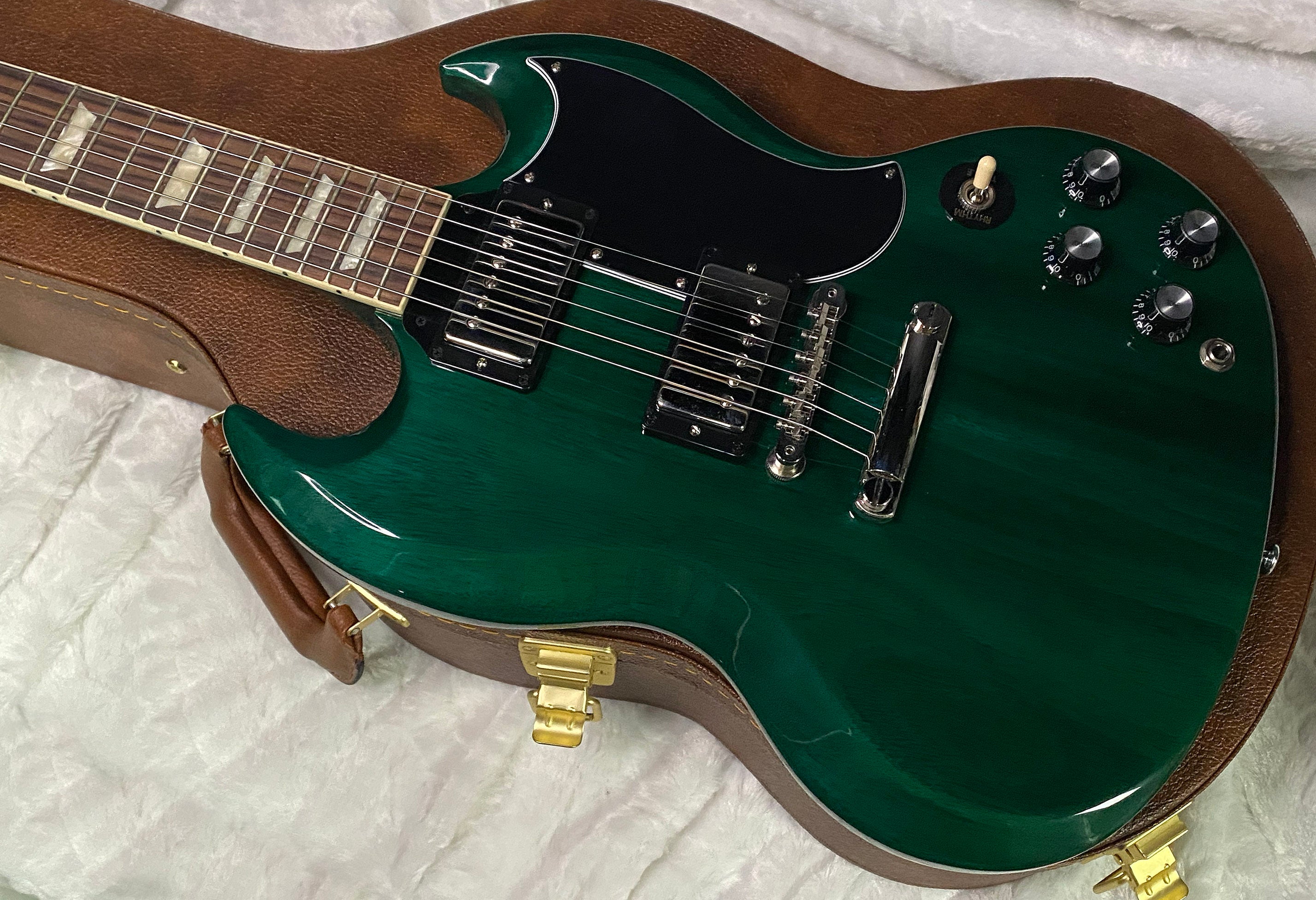 NEW! Gibson SG Standard '61 Stoptail - Translucent Teal - 6.6 lbs - Authorized Dealer - G07408