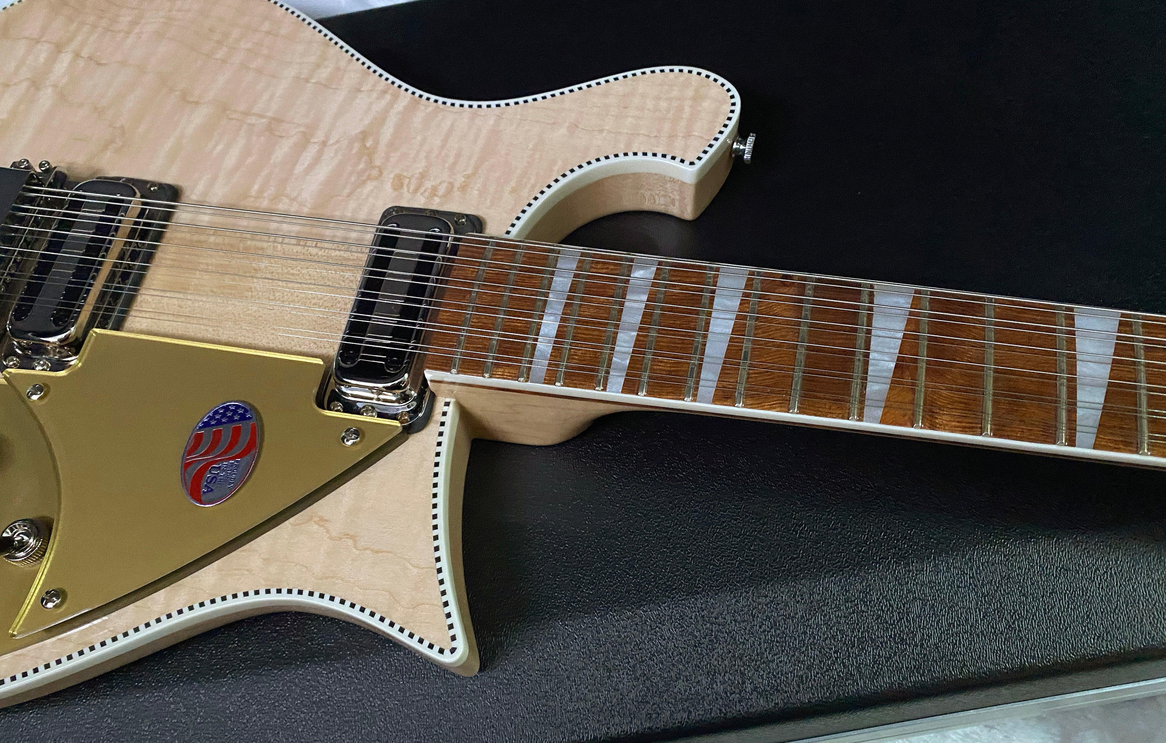 NEW! Rickenbacker 660/12 Maple Glo MG - Only 7.65 lbs - Authorized Dealer - G07428
