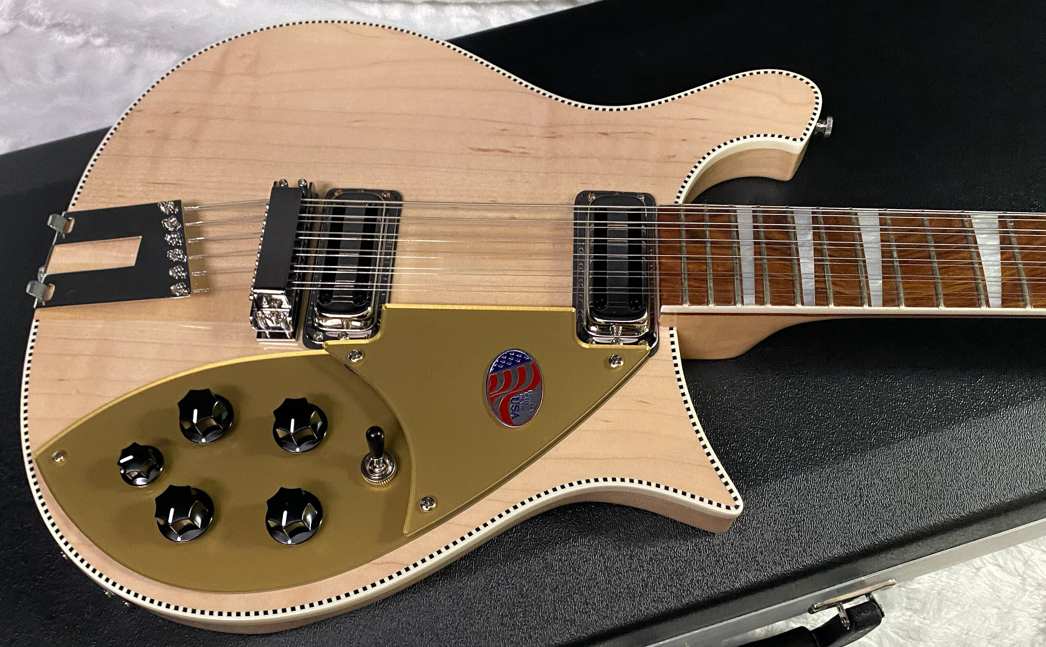 NEW! Rickenbacker 660/12 Maple Glo MG - Only 7.3 lbs - Authorized Dealer - G07429