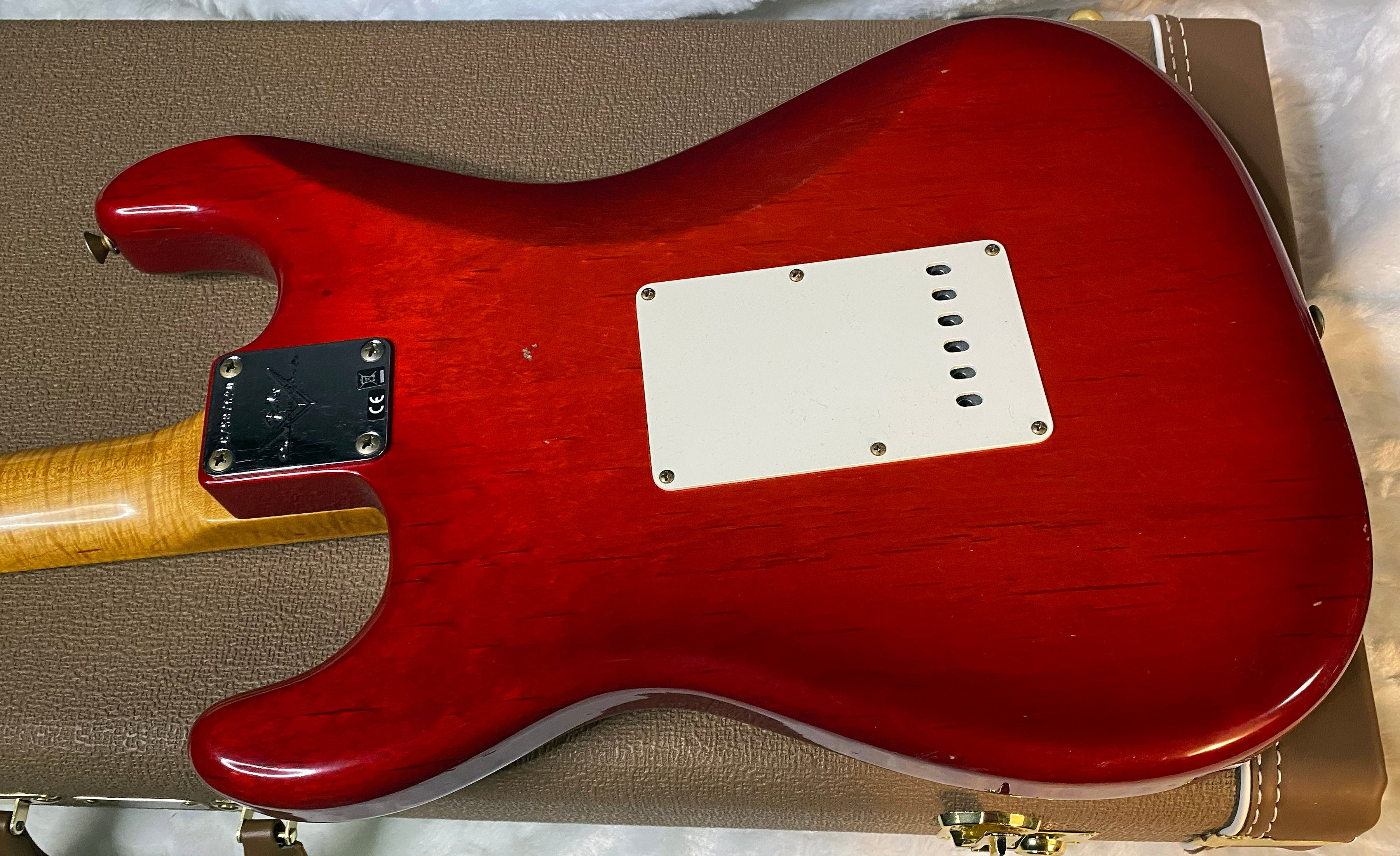 NEW Fender Custom Shop ' 62 Stratocaster Bizarre Guitar Exclusive Flamethrower - Journeyman Relic - Super Limited Edition - Transparent Red Burst - AAAA Flamed Maple Neck - 7.9 lbs - Authorized Dealer - G05945