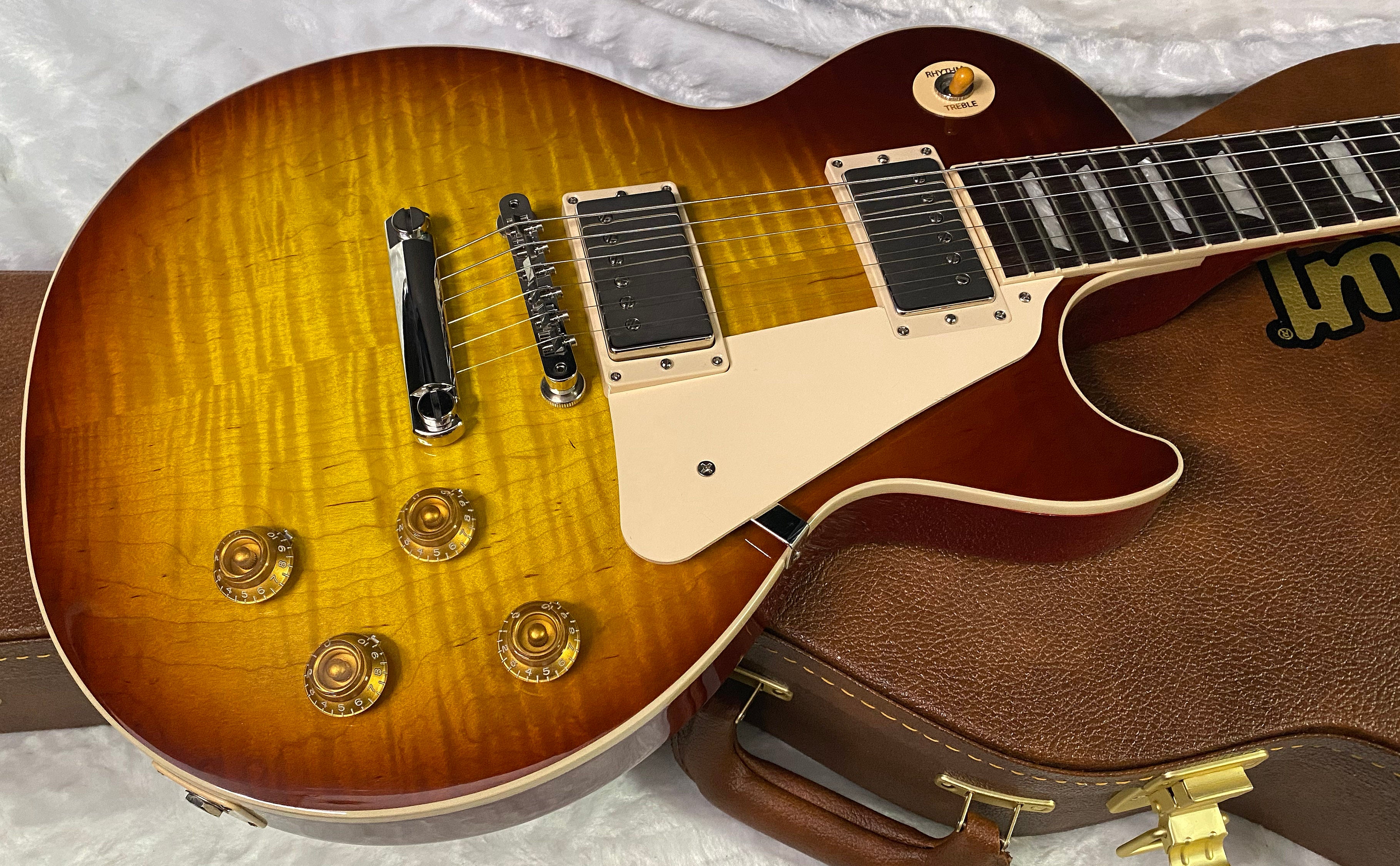 NEW ! Gibson Les Paul Standard '50s - AAA Flame - Iced Tea - Only 8.9lbs - Monster Curly Flame Top - Authorized Dealer - G07432