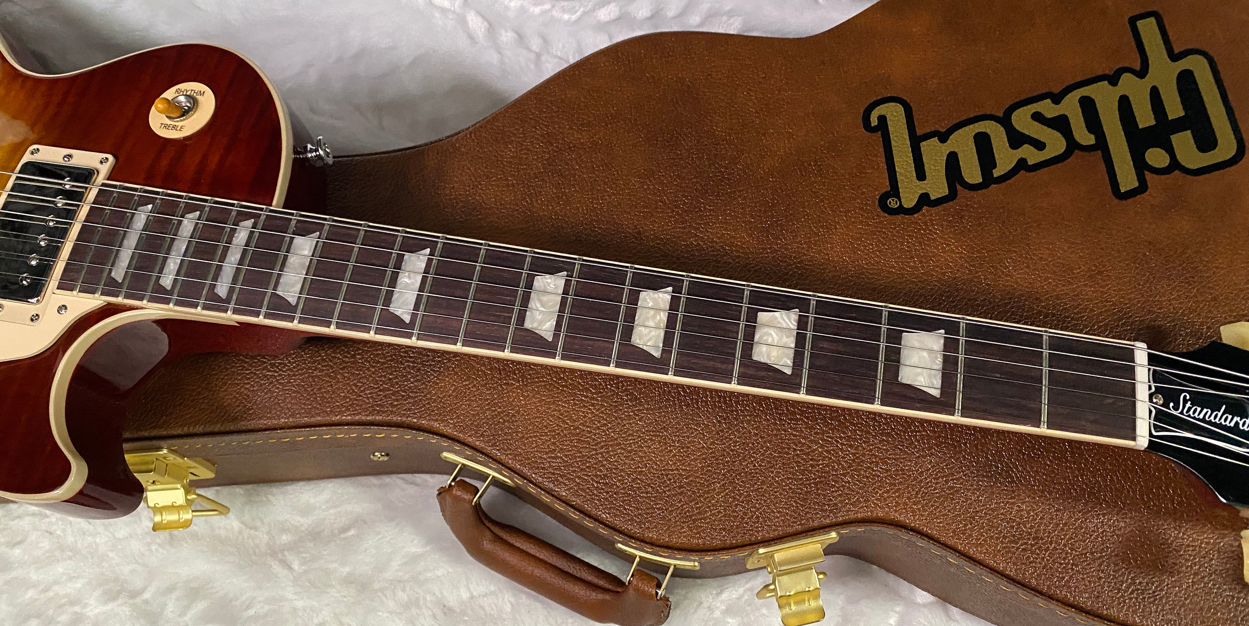 NEW ! Gibson Les Paul Standard '50s - AAA Flame - Iced Tea - Only 8.9lbs - Monster Curly Flame Top - Authorized Dealer - G07432
