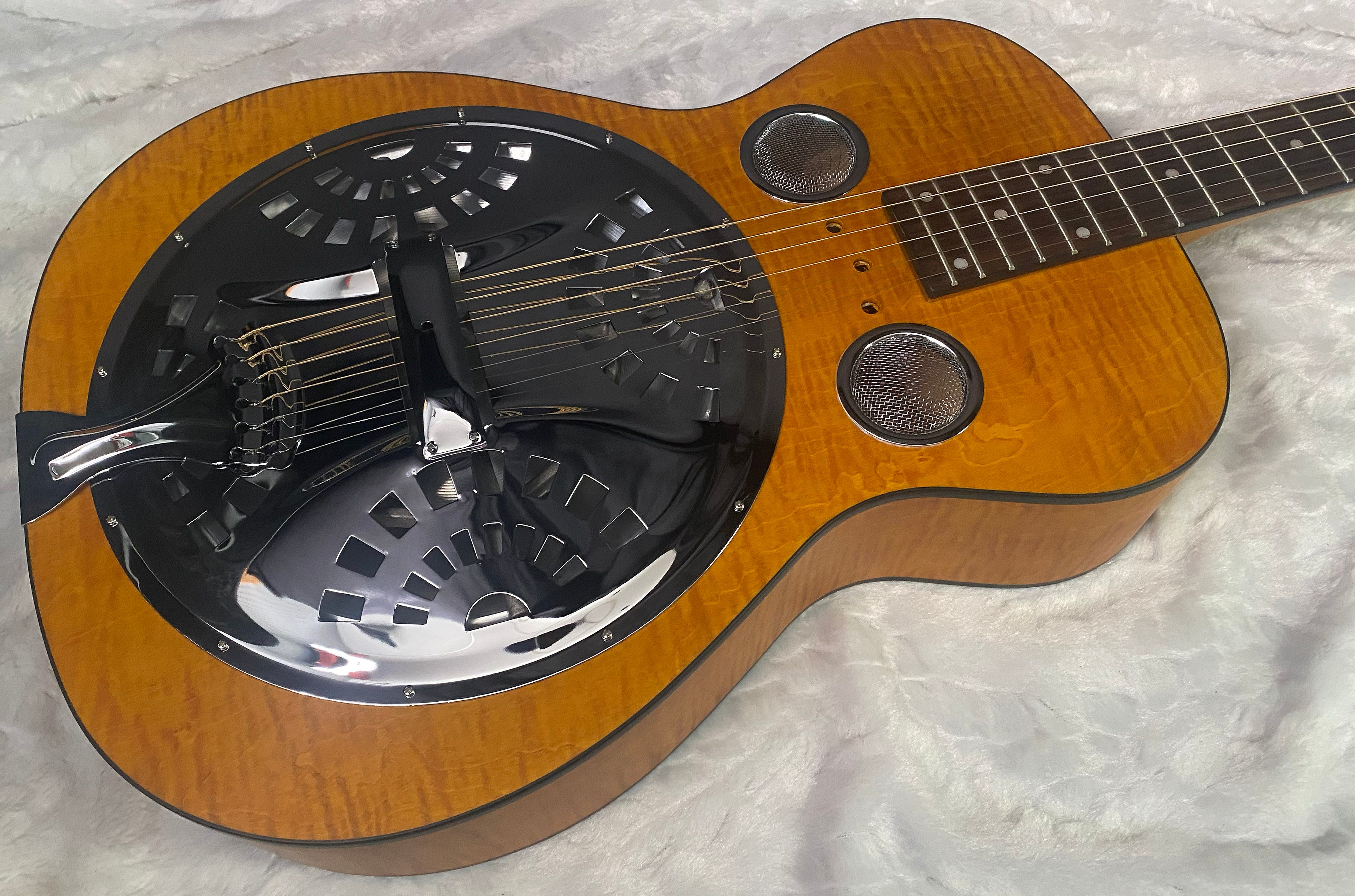 NEW! Epiphone Dobro Hound Dog Deluxe Roundneck Acoustic-Electric Resonator - Vintage Brown - 6.8lbs - Authorized Dealer - G07356