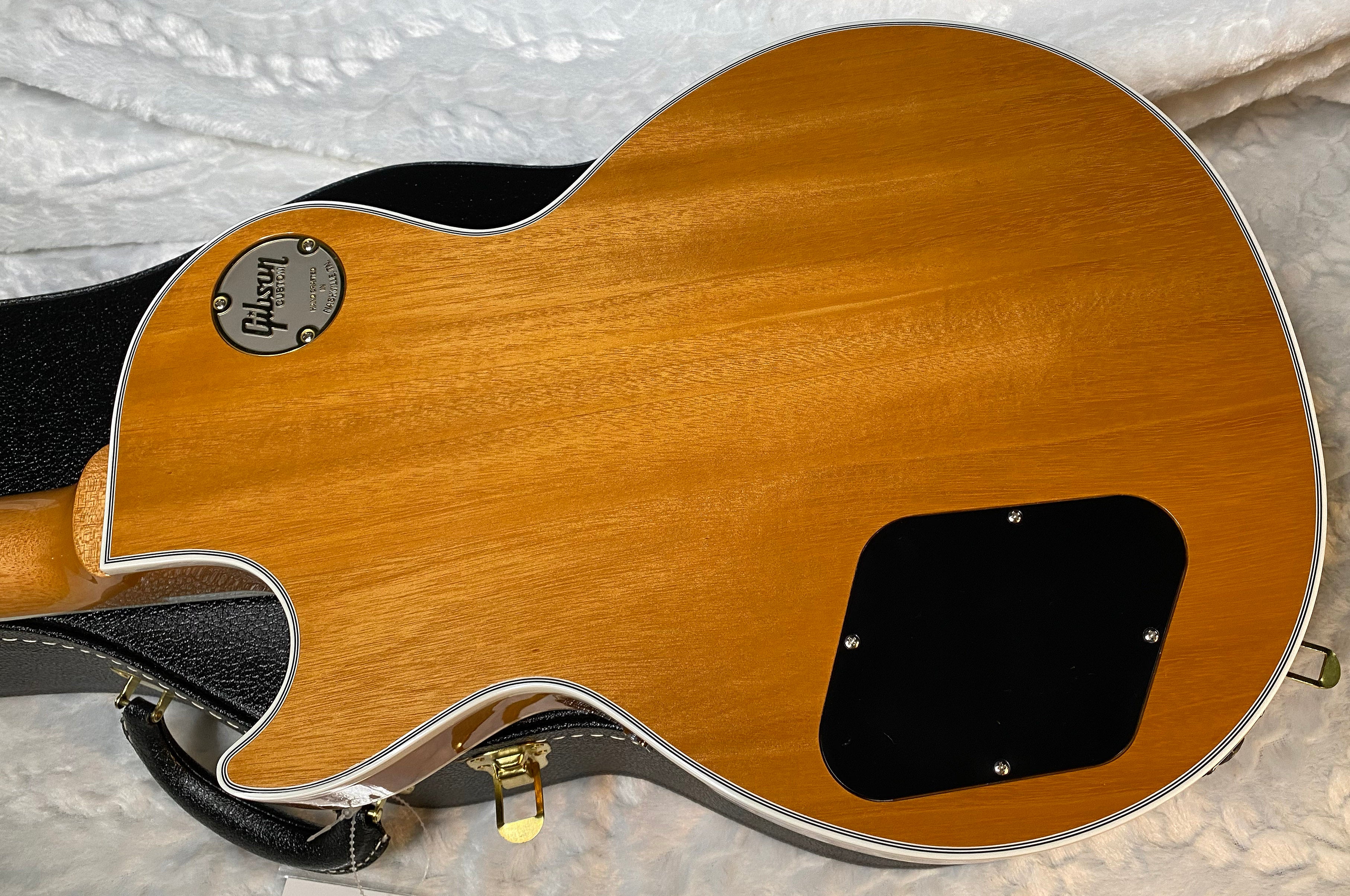 NEW! Gibson Dealer Select Custom Shop Les Paul Custom AAA Figured Flame Top - Transparent Red / Natural Back - Authorized Dealer - WOW! 8.7 lbs - G05983