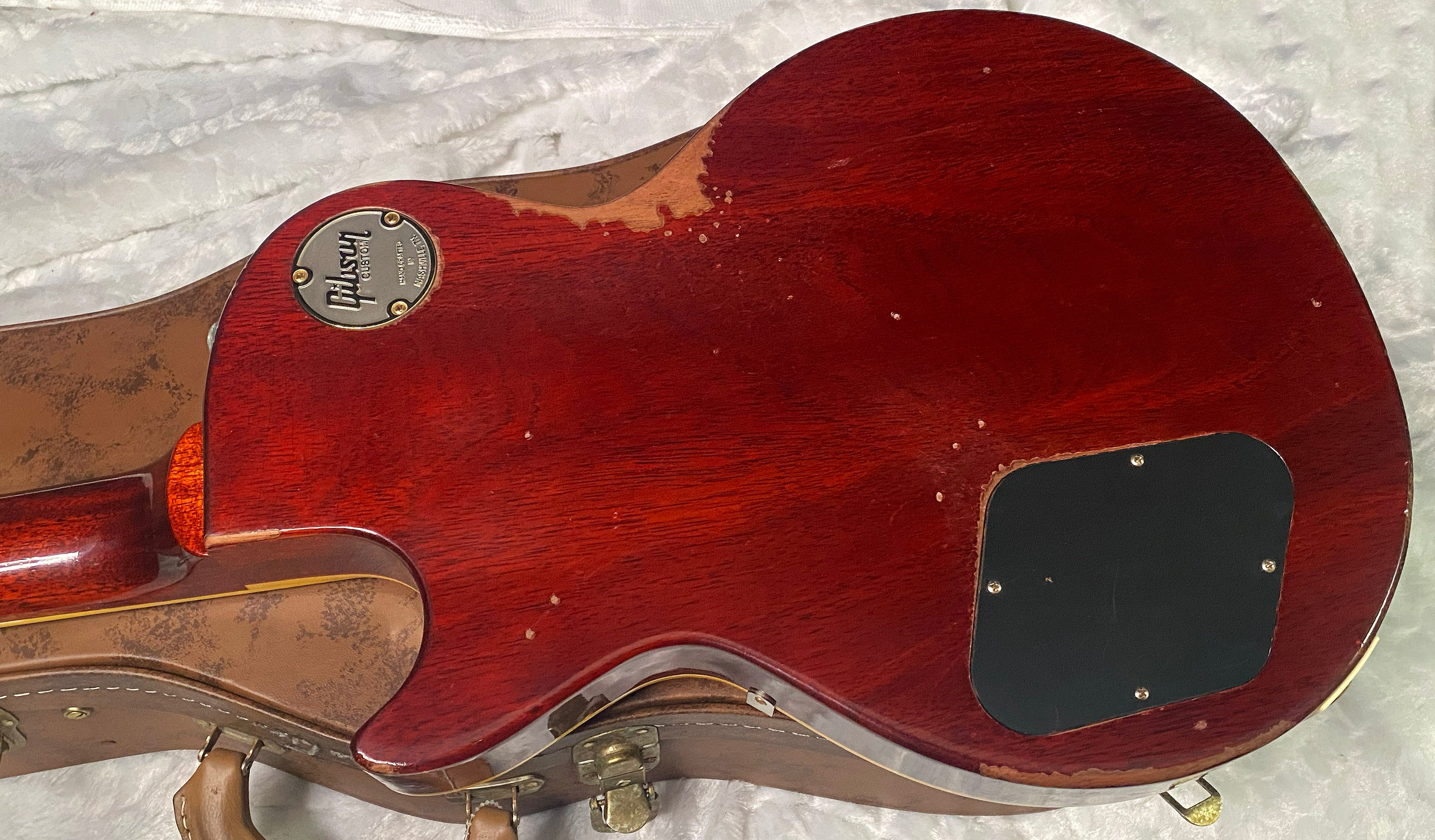NEW! Gibson Custom 1960 Les Paul Standard Reissue - Tangerine Burst, Murphy Lab Heavy Aged - Only 8.1 lbs - Beautiful Curly Wild Flame Top - Authorized Dealer - G07434