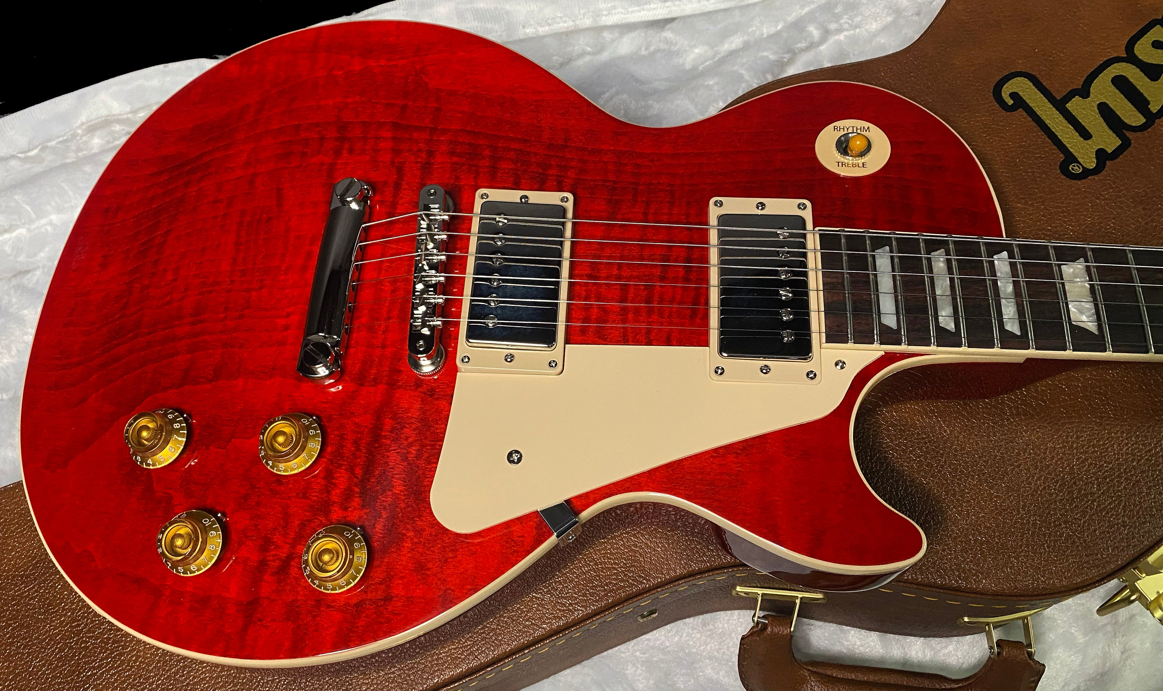 NEW ! Gibson Les Paul Standard '50s Sixties Cherry - Only 8.4 lbs - Amazing Flame Top - Authorized Dealer - G07436