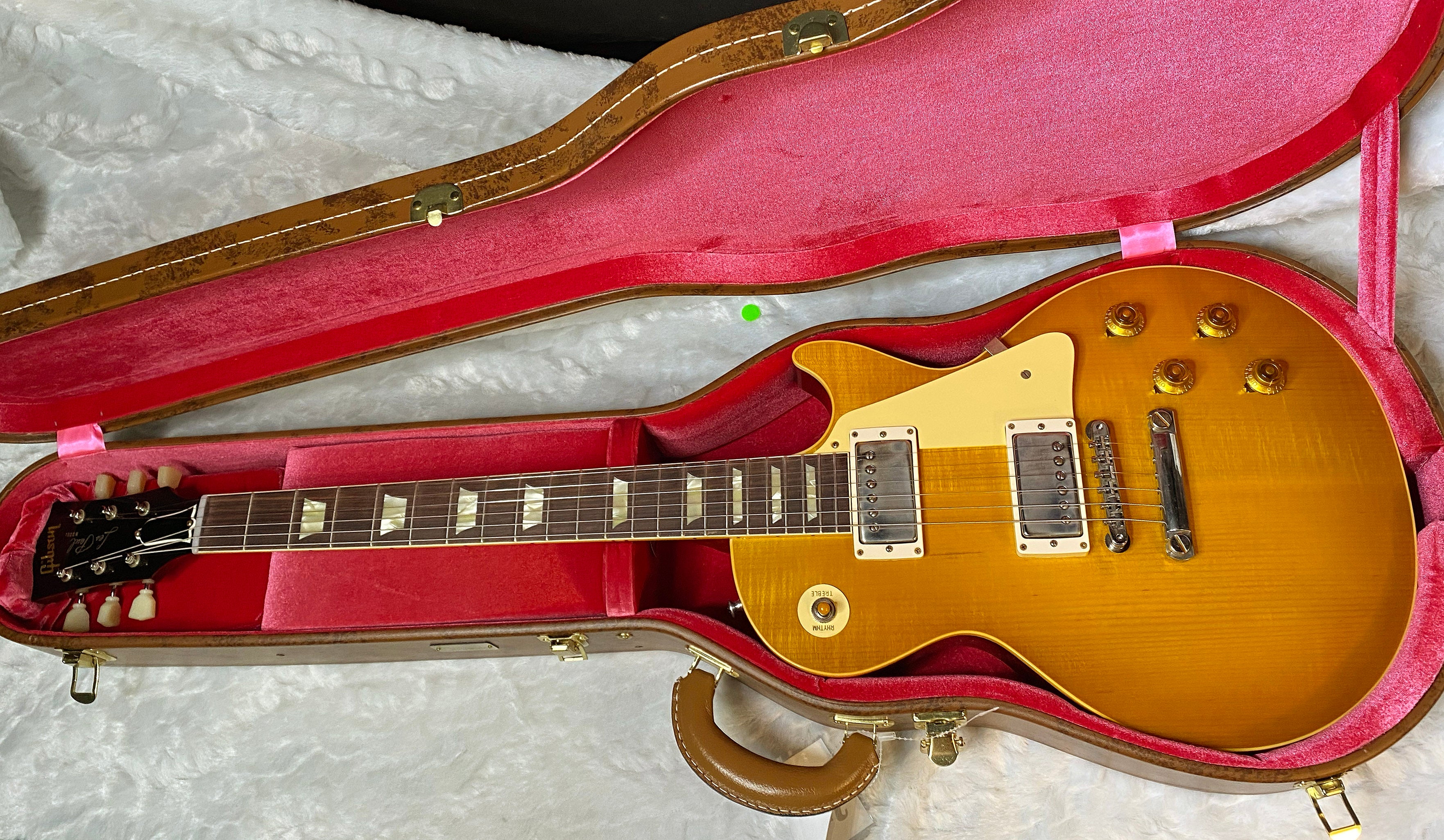 NEW ! Gibson Custom Shop '58 Les Paul Standard 1958 - Lemon Burst VOS - Nice Flame Top - Authorized Dealer -8.9lbs - G05997