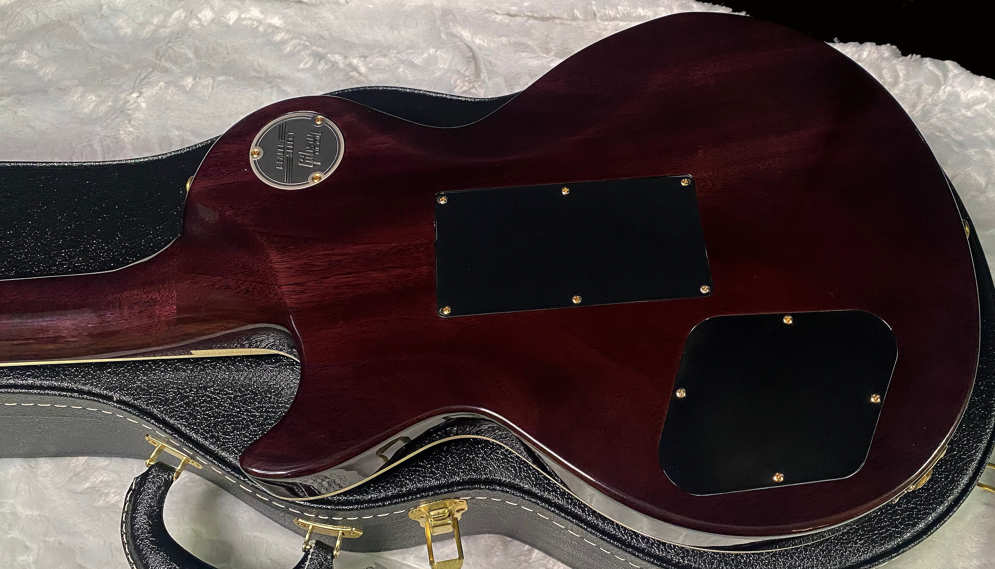 NEW! Gibson Custom Les Paul Axcess Standard Figured Top Floyd Rose Electric Guitar - Greatest Hits II - Authorized Dealer - Tri-Berry Burst - WOW! 8.5lbs - G07453