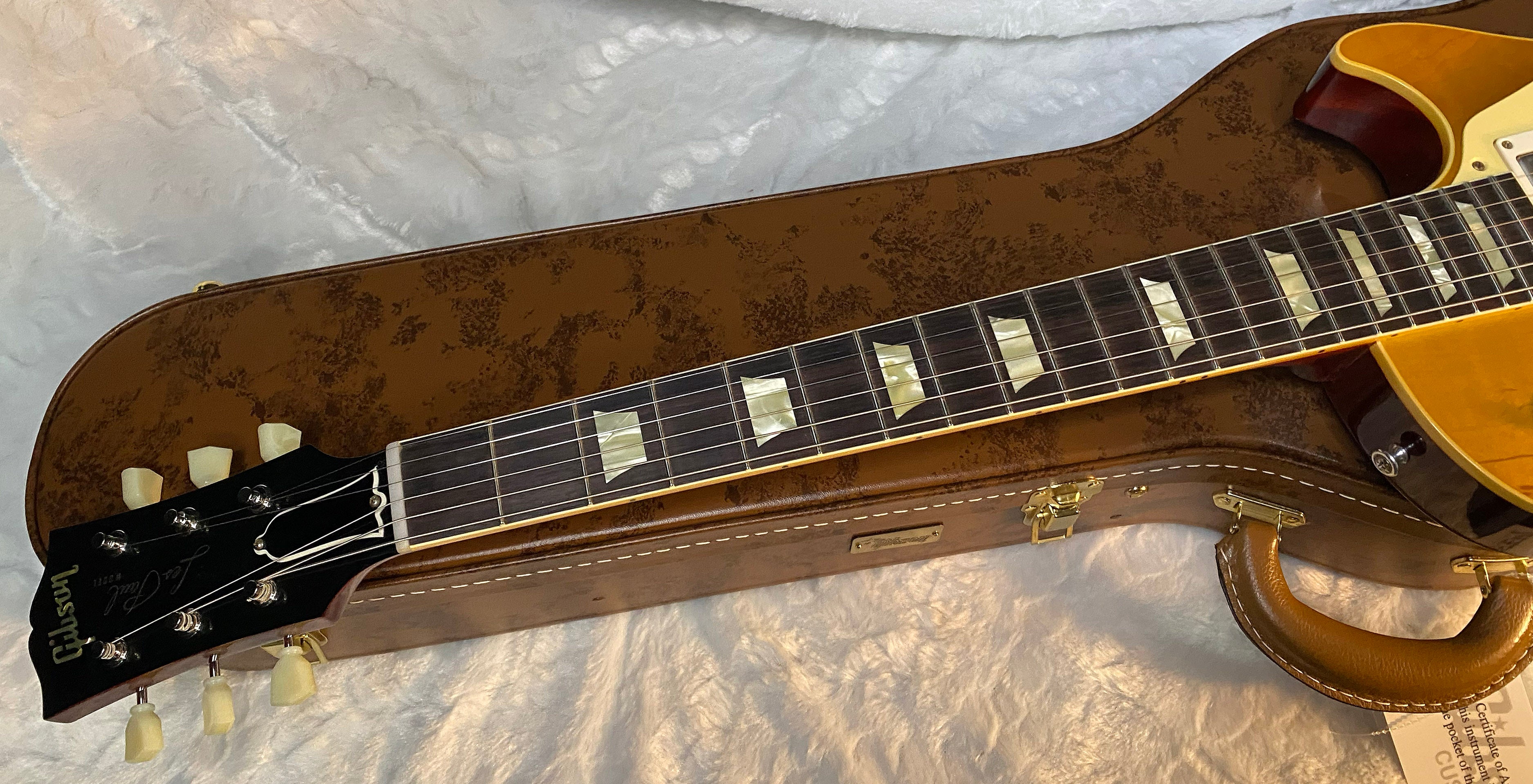 NEW ! Gibson Custom Shop '58 Les Paul Standard 1958 - Lemon Burst VOS - Beautiful Quilt / Flame Top - Authorized Dealer -8.7lbs - G06001