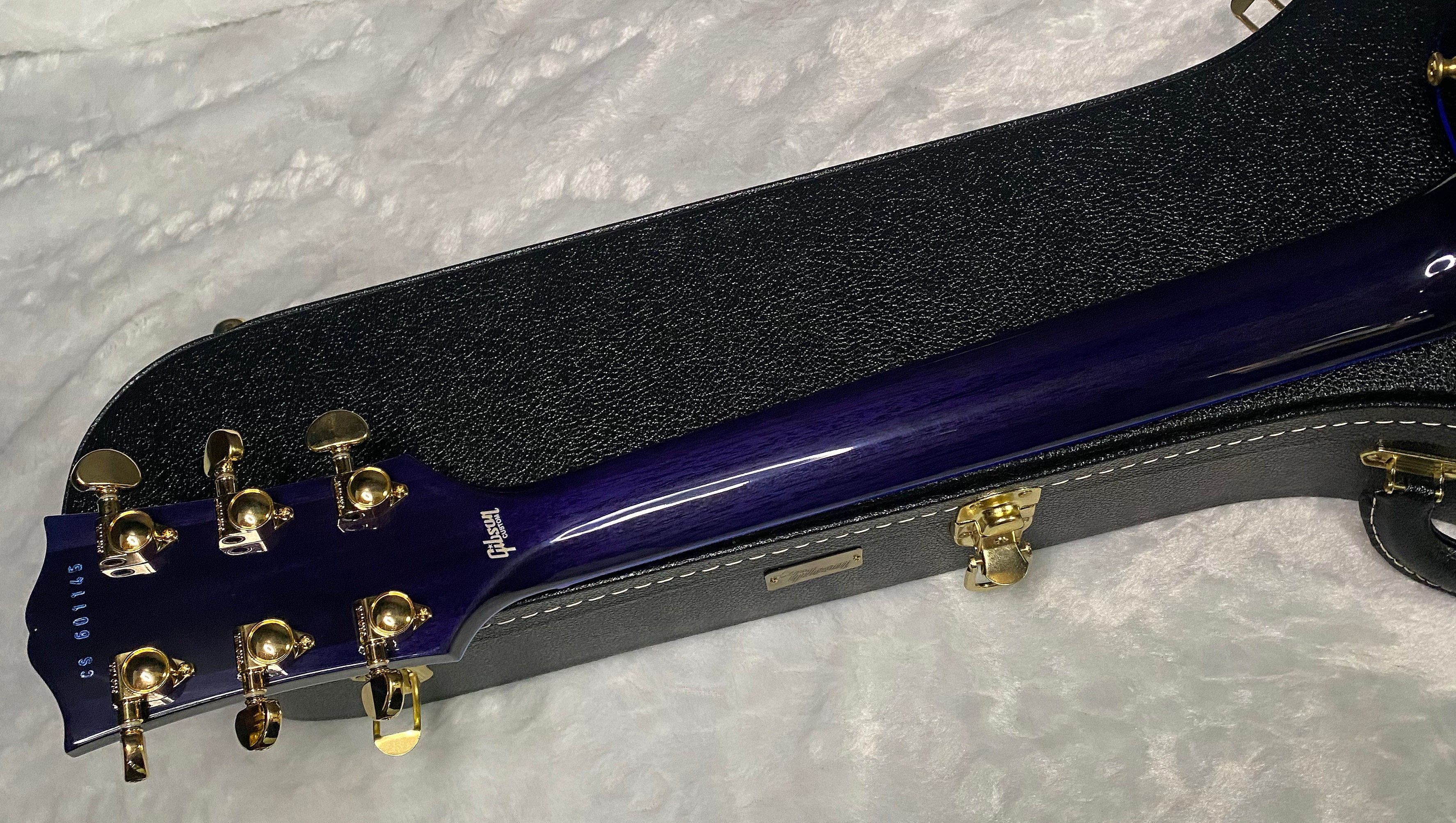 NEW! Gibson Dealer Select Custom Shop Les Paul Custom Blue Widow AAA Figured Flame Top - Authorized Dealer - 9.7 lbs - G07454