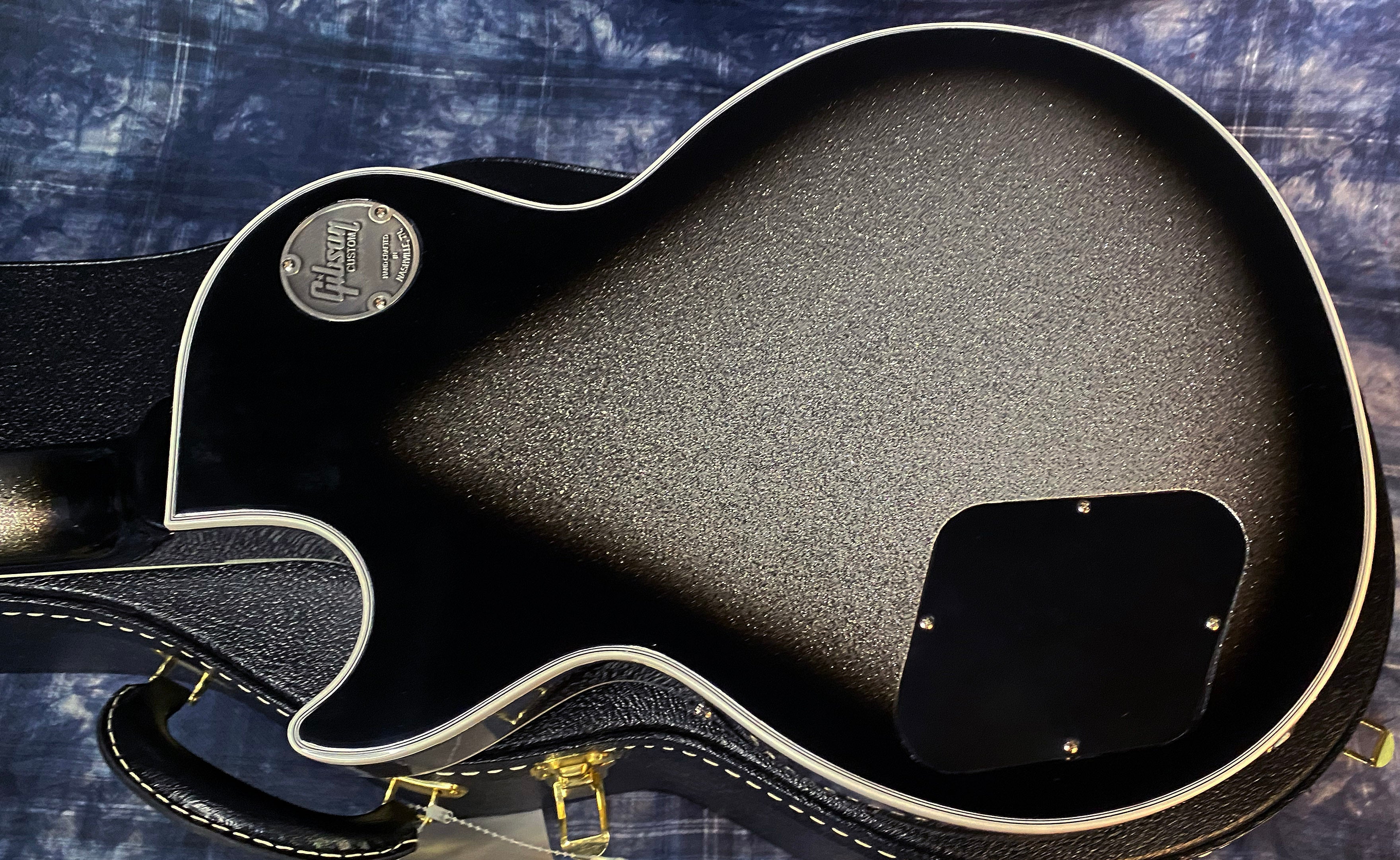 NEW! 2024 Gibson Custom Shop Les Paul Custom - Authorized Dealer - Silver Sparkle Burst - Super RARE! 10 lbs of LP Tone! - G04665