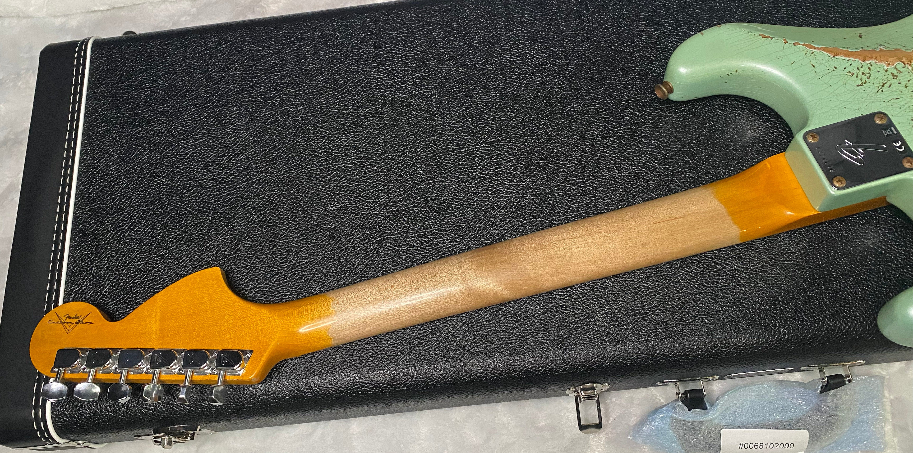 NEW! Fender Custom Shop Special Run '69 Stratocaster Heavy Relic - Handwound P/U's - Aged Surf Green Pearl - Reverse Headstock - 7.65lbs - Authorized Dealer - SUPER RARE! G07476