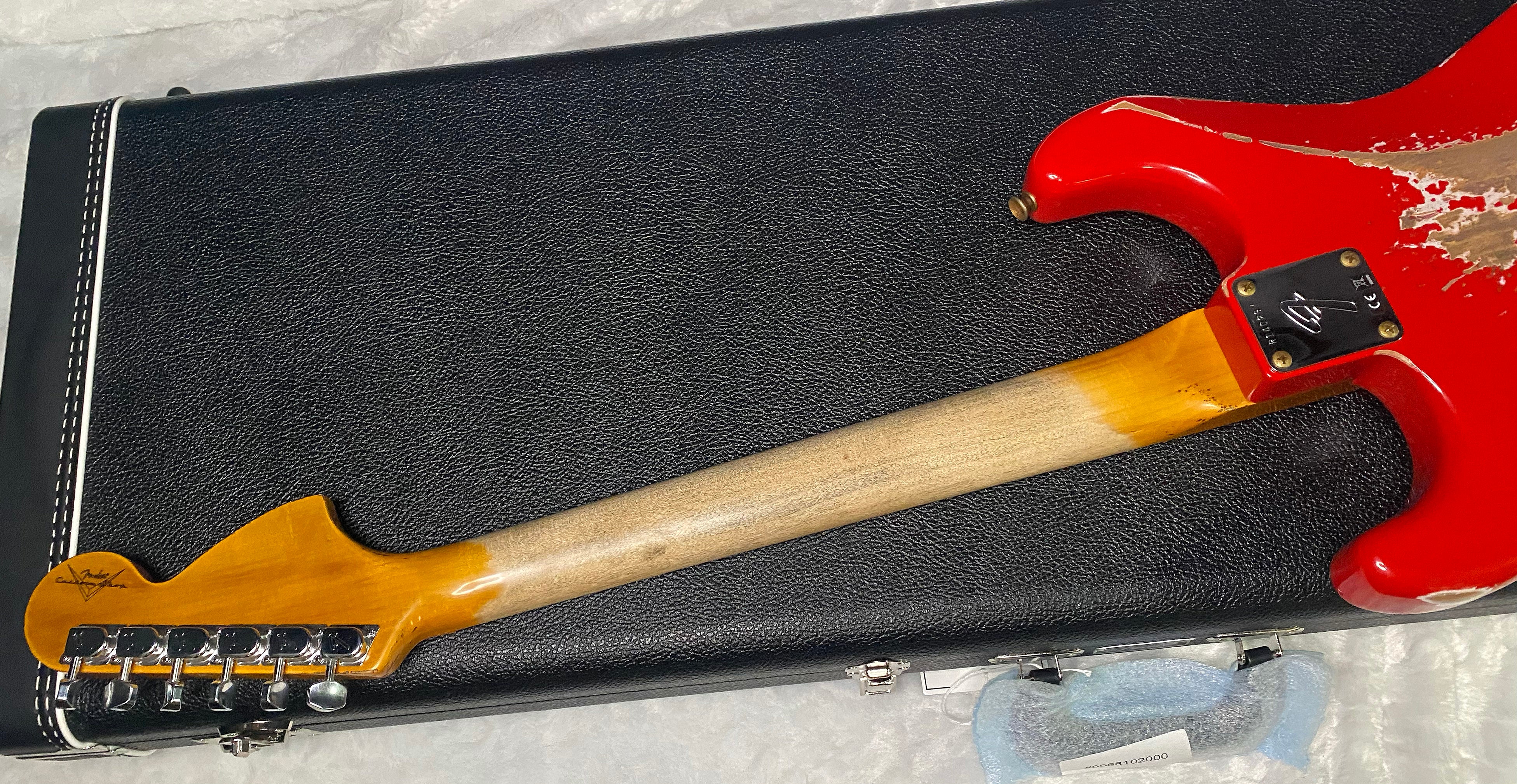 NEW! Fender Custom Shop Special Run '69 Stratocaster Heavy Relic - Handwound P/U's - Aged Hot Rod Red - Reverse Headstock - 8lbs - Authorized Dealer - SUPER RARE! G07477
