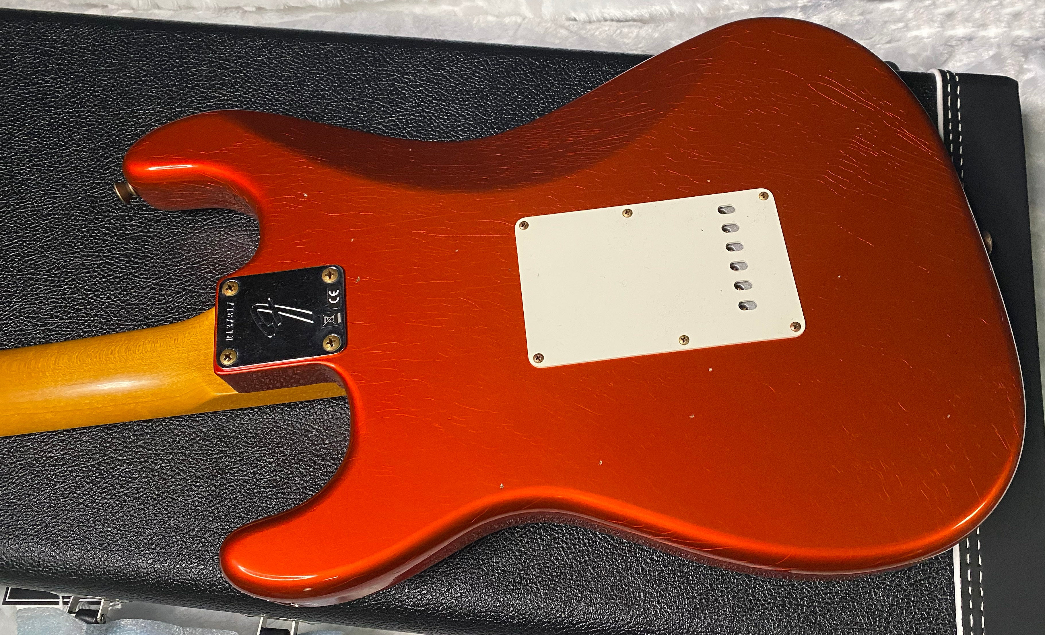 NEW! Fender Custom Shop Special Run '69 Stratocaster Journeyman Relic - Handwound P/U's - Aged Candy Tangerine - Reverse Headstock - 8lbs - Authorized Dealer - SUPER RARE! G07475