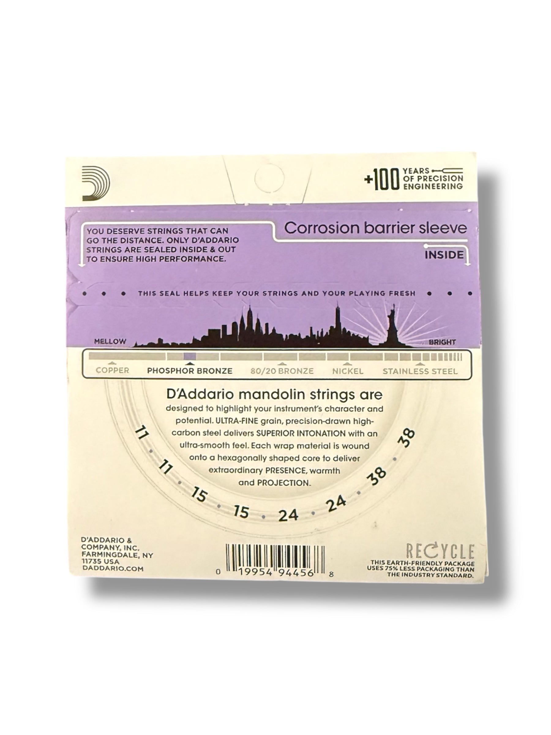 D'Addario Mandolin Strings - 3 Pack