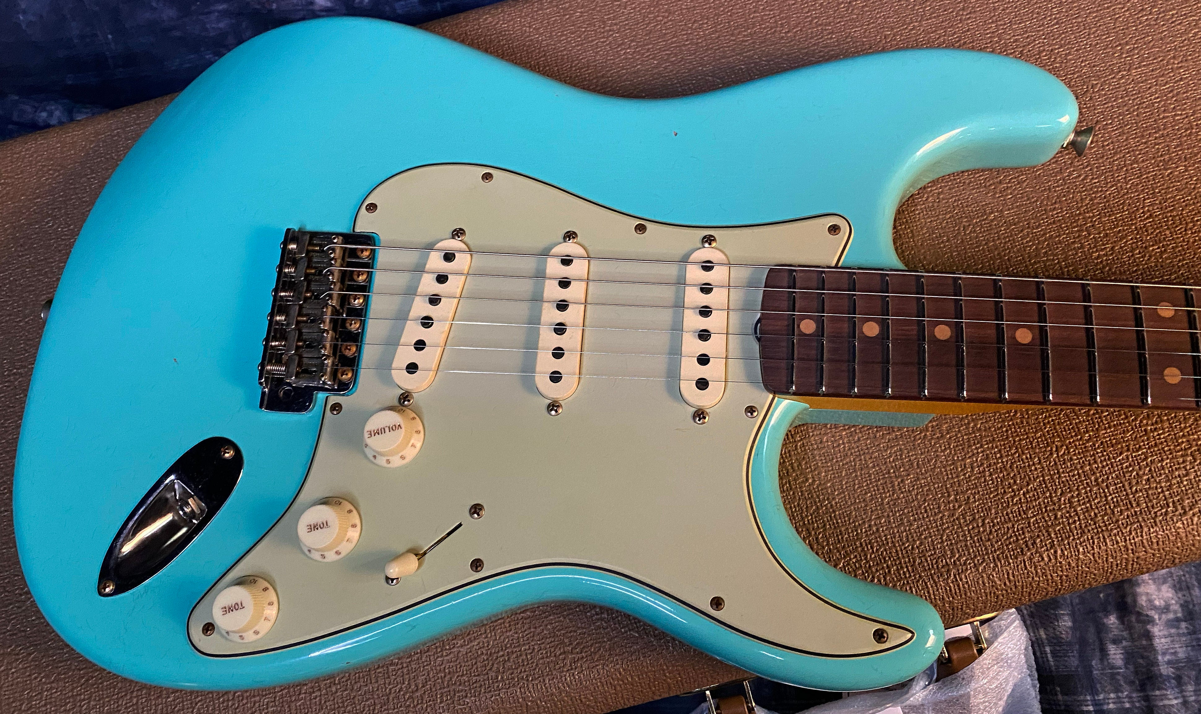 NEW ! 2025 Fender Custom Shop 1959 Limited Edition Stratocaster Journeyman – Super Faded Seafoam Green - Authorized Dealer - 7.75 lbs - G04504