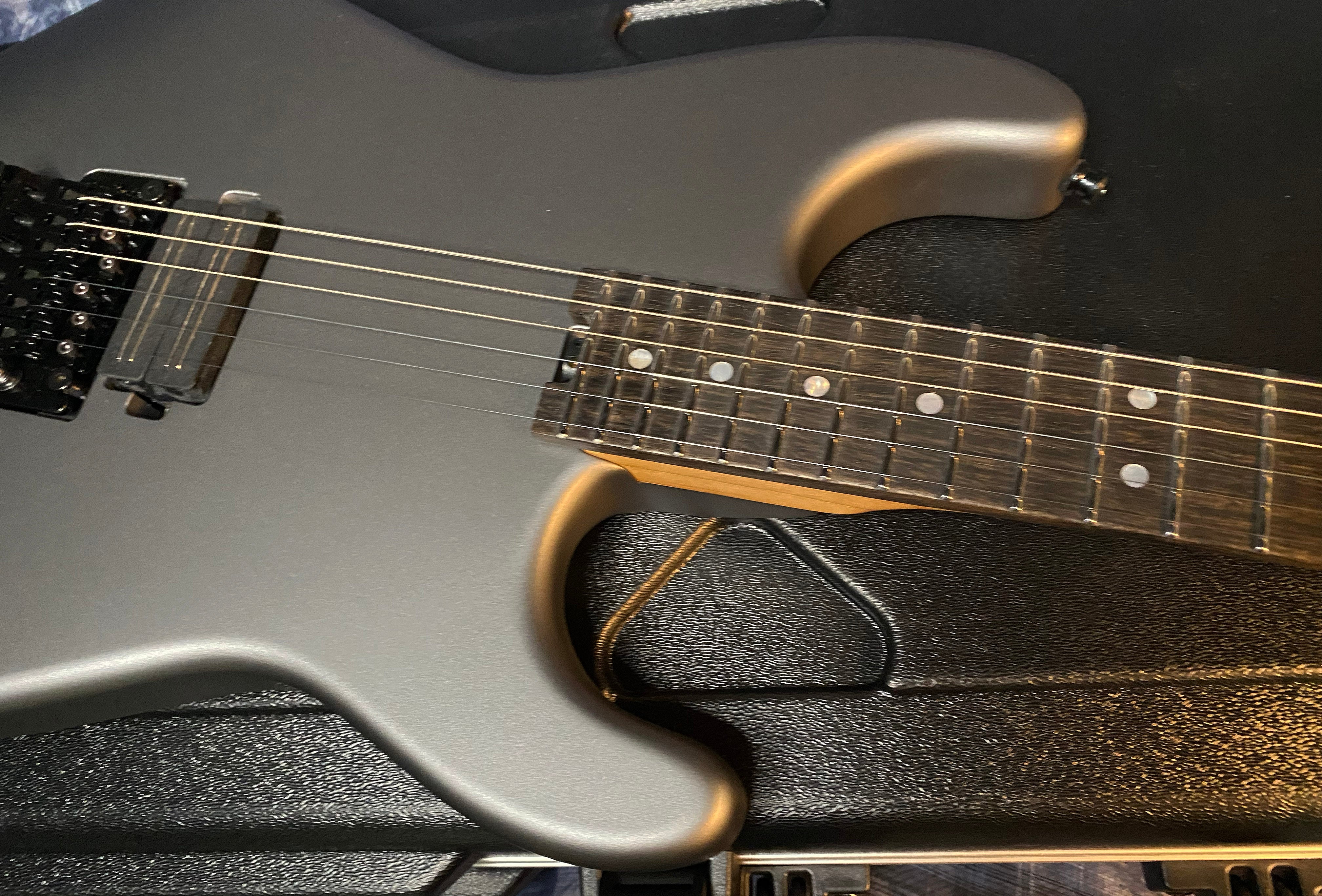 NEW! 2024 Charvel USA Custom Shop San Dimas 1H FR Roasted Satin Pewter - Authorized Dealer - 7.8lbs - G03939