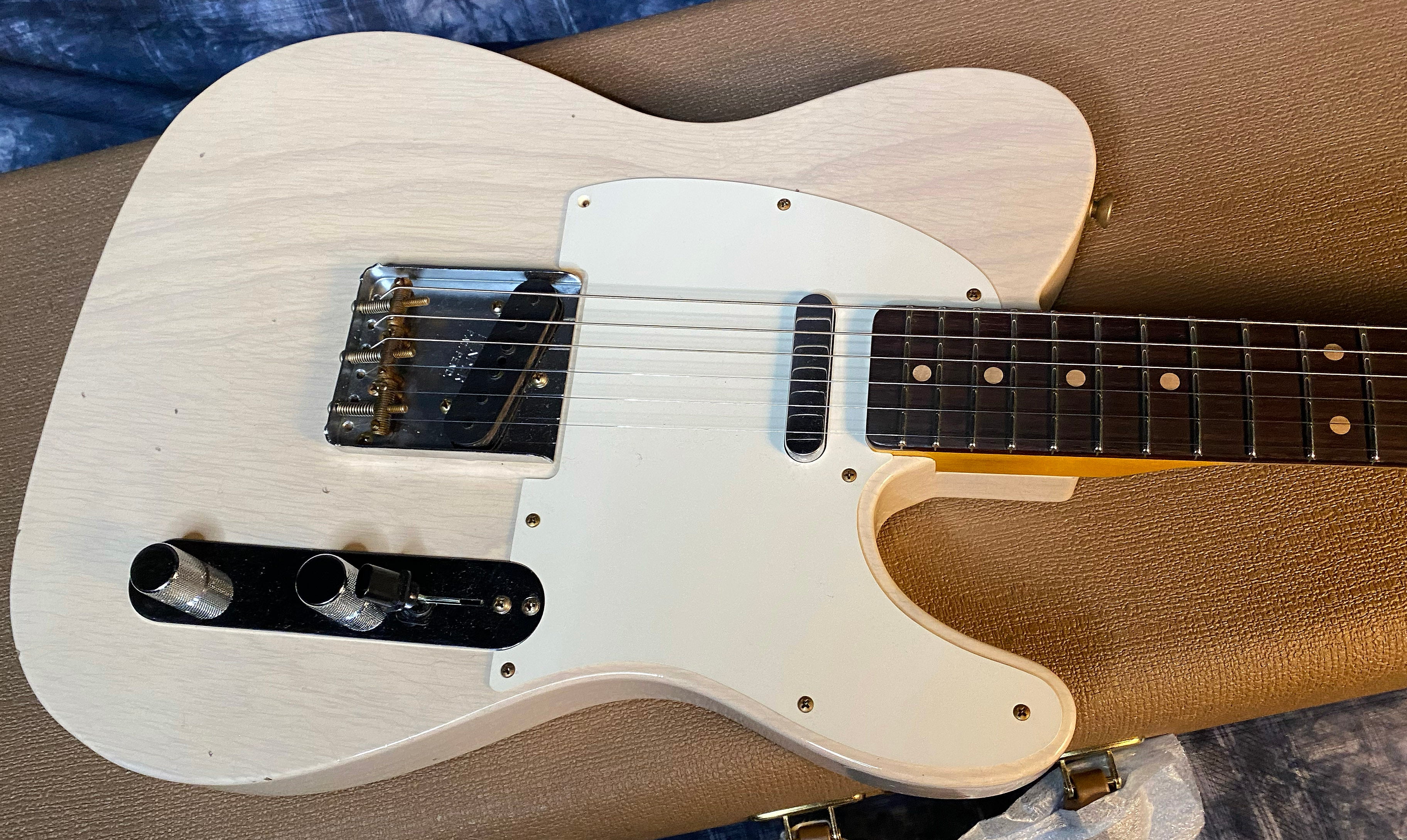 NEW ! 2025 Fender Custom Shop 1959 Limited Edition Telecaster Journeyman Relic - Aged White Blonde - Authorized Dealer - RARE - Only 7.1 lbs