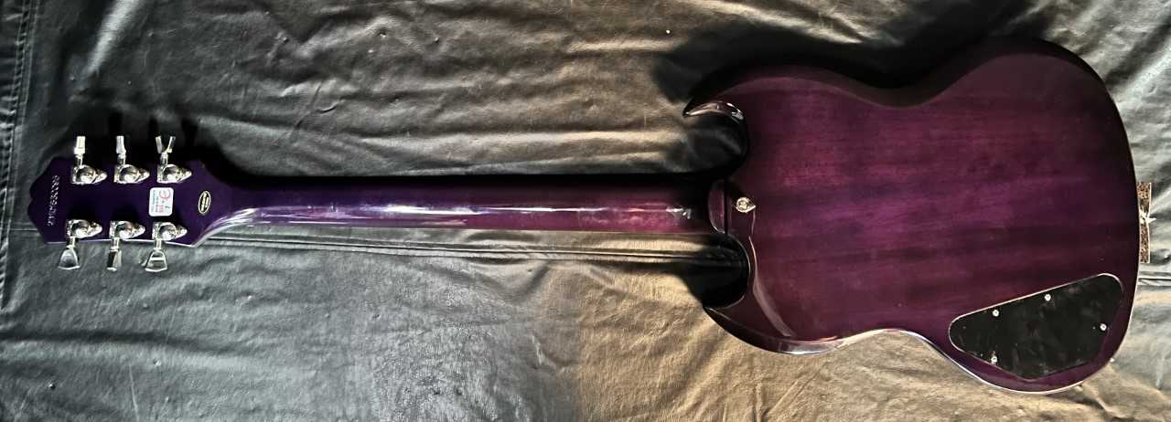 Epiphone SG Modern Figured - Purple Flame Burst - 7.6 Lbs. - G02872 - Authorized Dealer