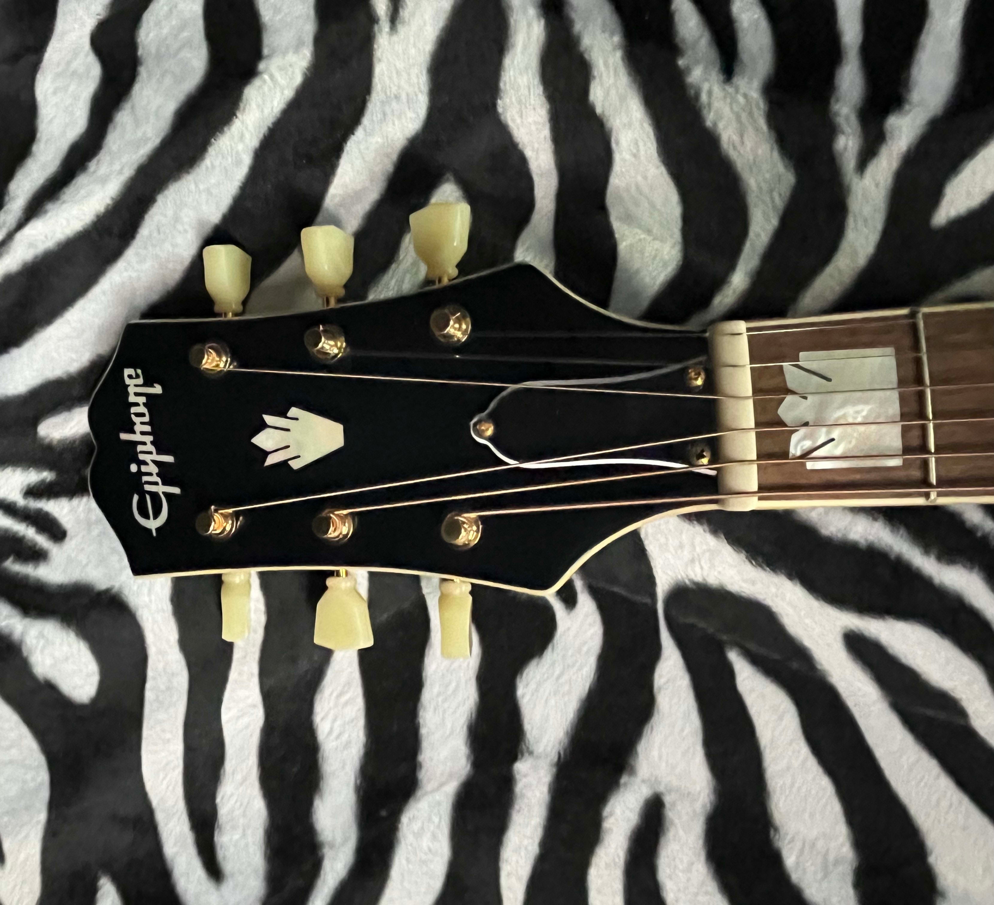 New Epiphone J-200 Vintage Sunburst 5.9lbs- Authorized Dealer- In Stock- G01667