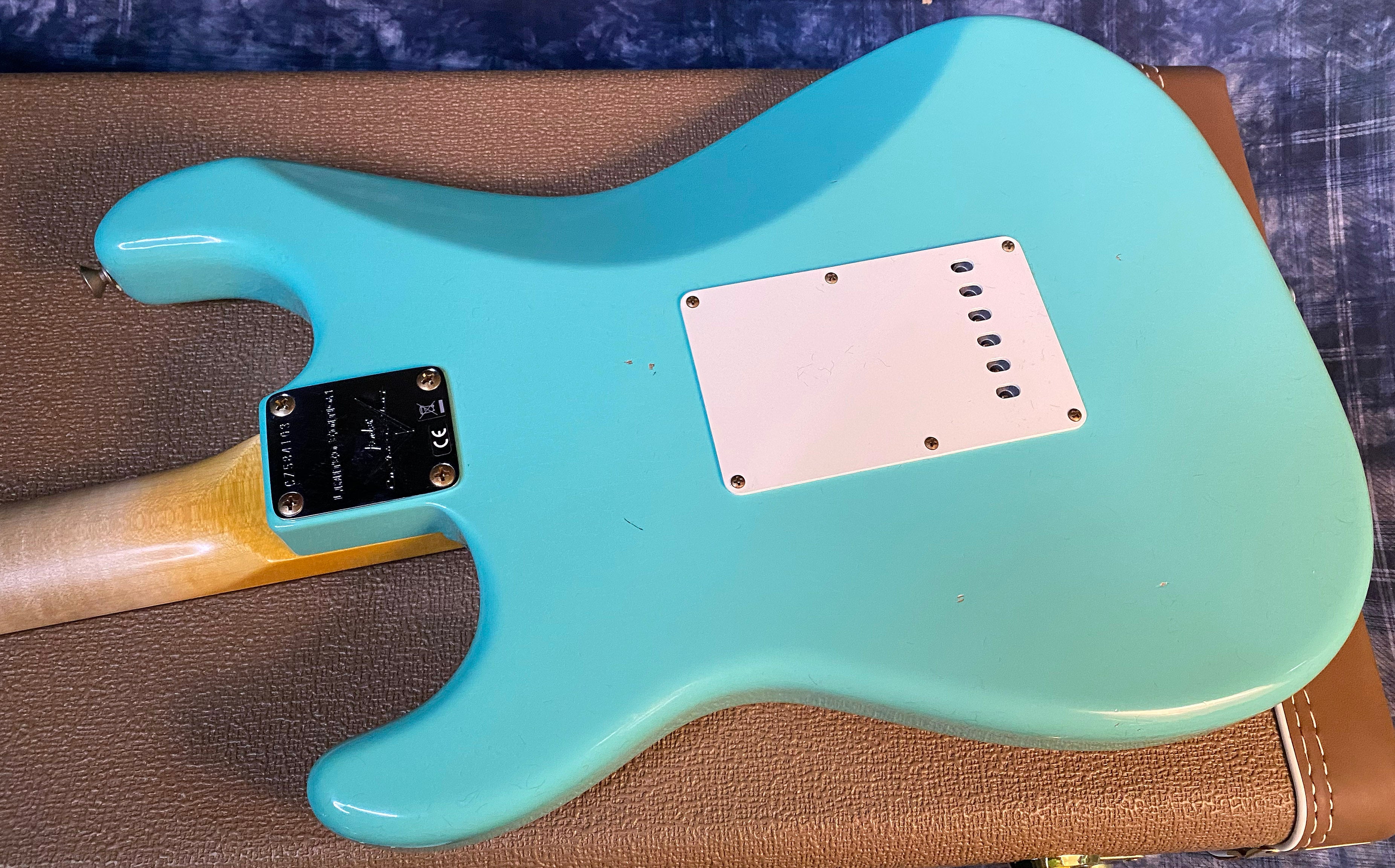 NEW ! 2025 Fender Custom Shop 1959 Limited Edition Stratocaster Journeyman – Super Faded Seafoam Green - Authorized Dealer - 7.75 lbs - G04504