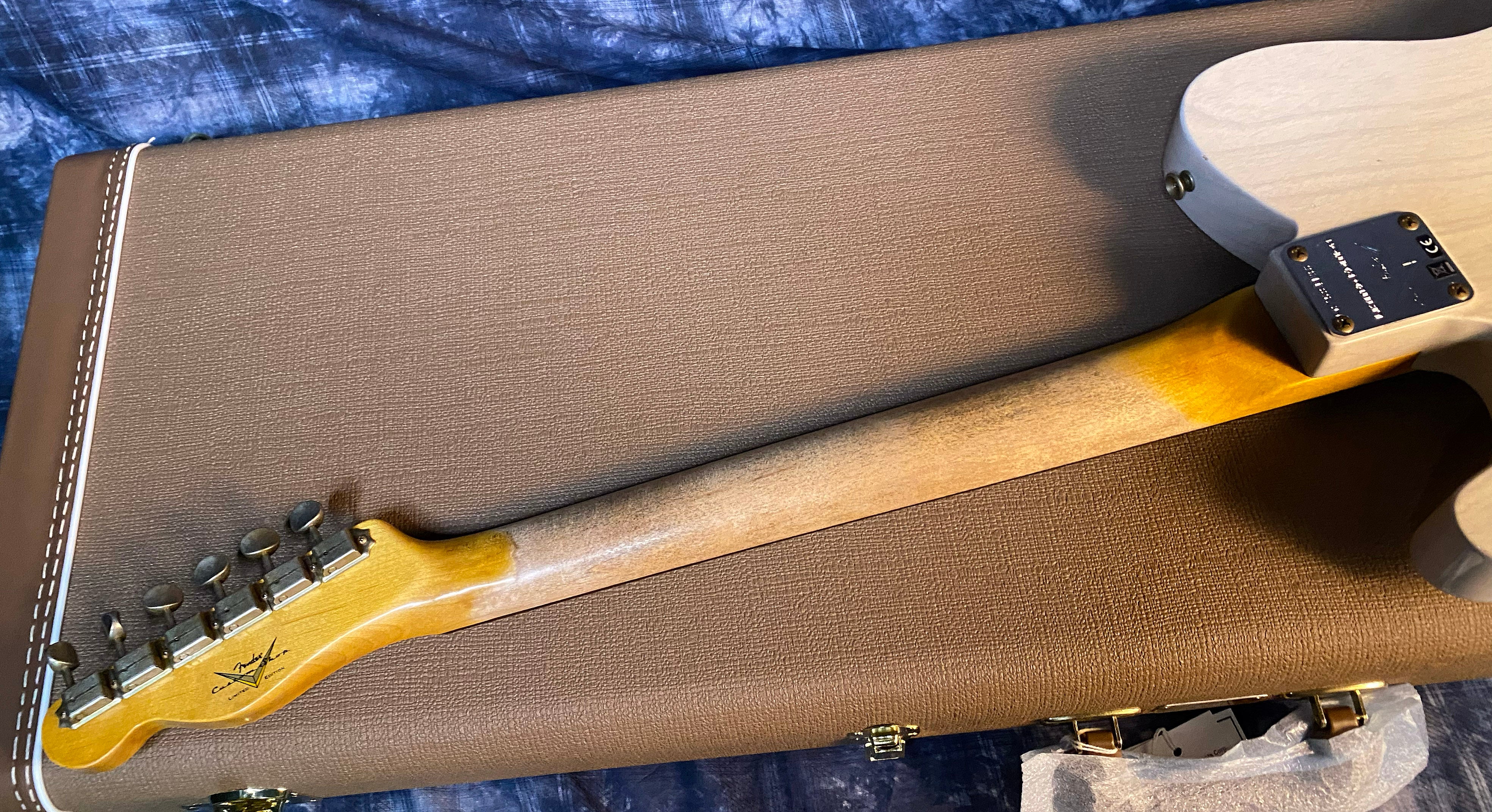 NEW ! 2025 Fender Custom Shop 1959 Limited Edition Telecaster Journeyman Relic - Aged White Blonde - Authorized Dealer - RARE - Only 7.1 lbs