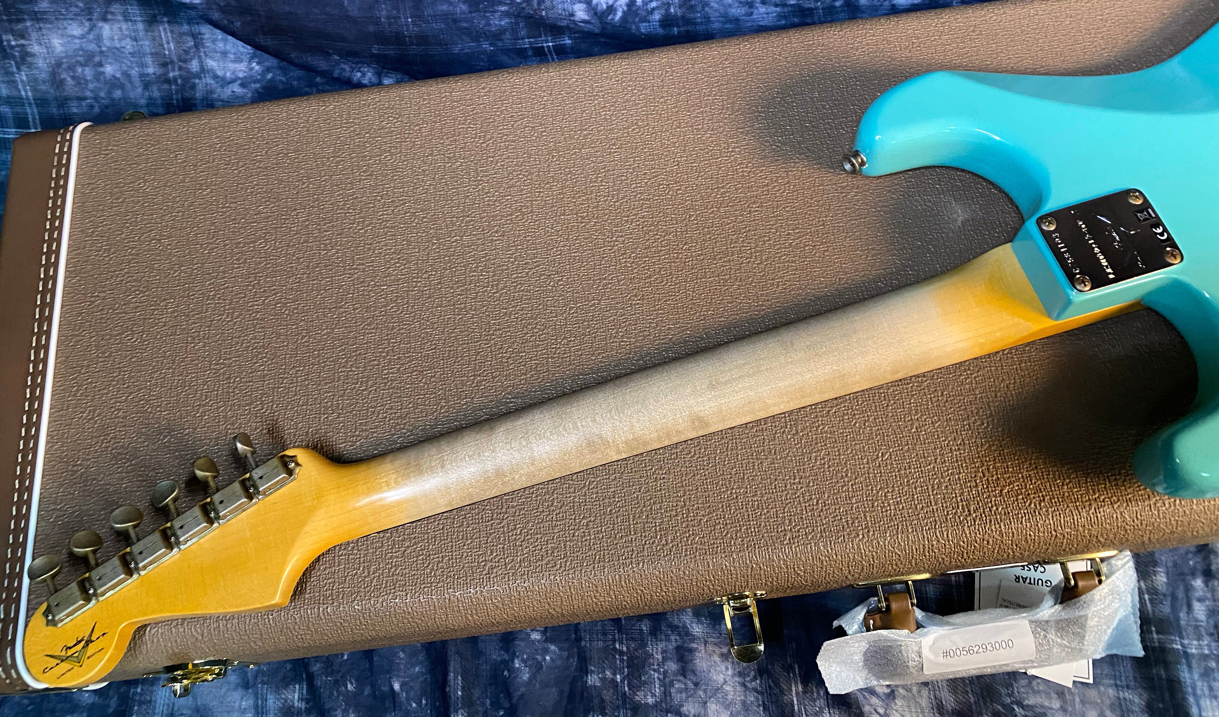 NEW ! 2025 Fender Custom Shop 1959 Limited Edition Stratocaster Journeyman – Super Faded Seafoam Green - Authorized Dealer - 7.75 lbs - G04504