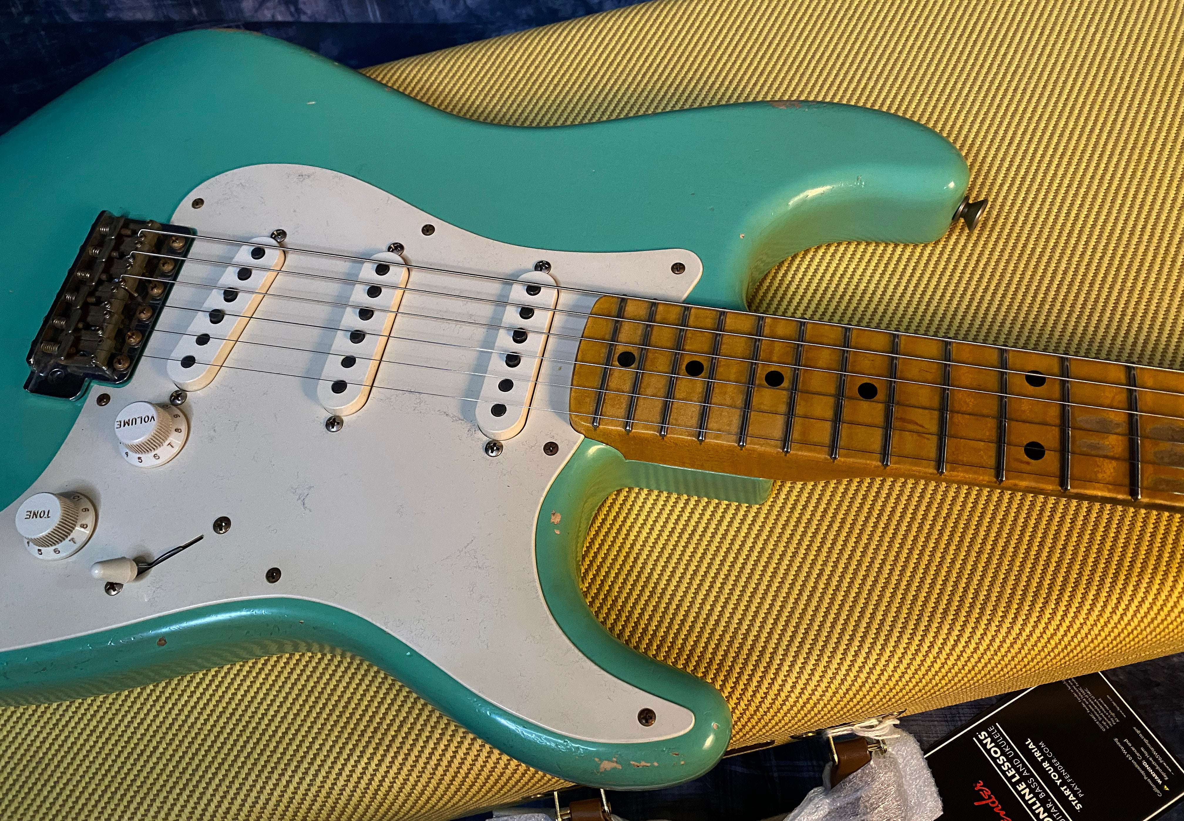 BRAND NEW! 2024 Fender Custom Shop Master Built Todd Krause MBTK - '57 Heavy Relic Stratocaster - Seafoam Green - Authorized Dealer - Only 7.25 lbs - G04539