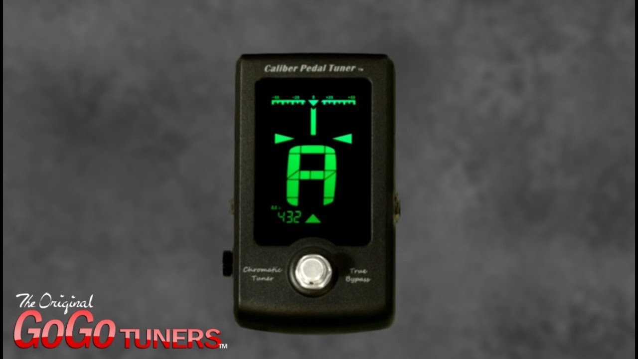 guitar pedal tuners GoGo Caliber Chromatic Tuner
