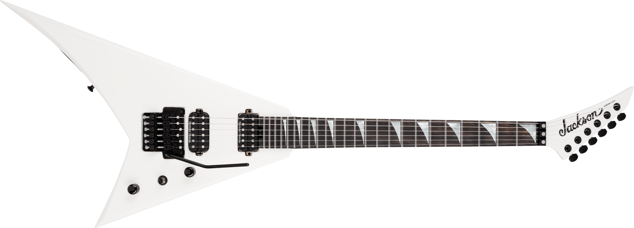 NEW! Jackson American Series Rhoads RR24 - Ebony Fingerboard  - Floyd Rose - Snow White - Authorized Dealer