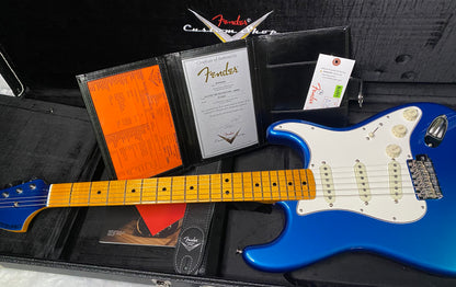 NEW! Fender Custom Shop Special Run '69 Stratocaster NOS Gloss Finish - Handwound P/U's - Aquamarine Metallic - Reverse Matching Headstock - 8.2 lbs - Authorized Dealer - SUPER RARE! G07473
