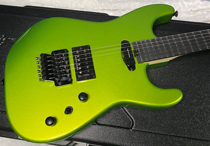 NEW ! Charvel USA Custom Shop Limited Edition San Dimas HS - Lime Green Metallic Finish - Authorized Dealer - G07484