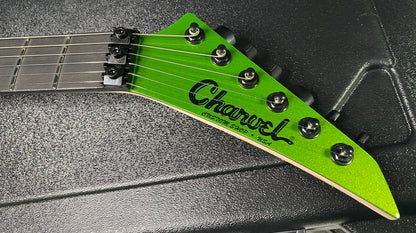 NEW ! Charvel USA Custom Shop Limited Edition San Dimas HS - Lime Green Metallic Finish - Authorized Dealer - G07484