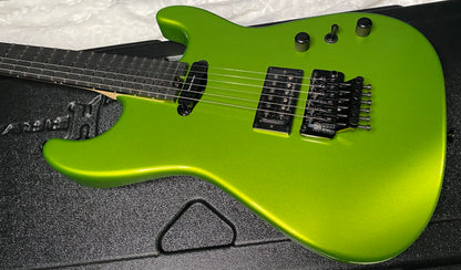 NEW ! Charvel USA Custom Shop Limited Edition San Dimas HS - Lime Green Metallic Finish - Authorized Dealer - G07484