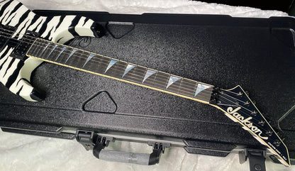 NEW ! Jackson Custom Shop SL2 Soloist Floyd Rose - Super RARE White Bengal Tiger Finish - Authorized Dealer - 7.9lbs - G07483