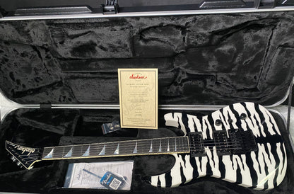 NEW ! Jackson Custom Shop SL2 Soloist Floyd Rose - Super RARE White Bengal Tiger Finish - Authorized Dealer - 7.9lbs - G07483