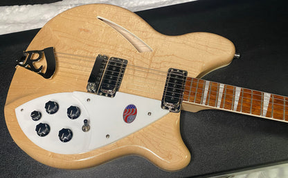 NEW! Rickenbacker 360 Maple Glo MG - Authorized Dealer - Only 7.6 lbs - G07498
