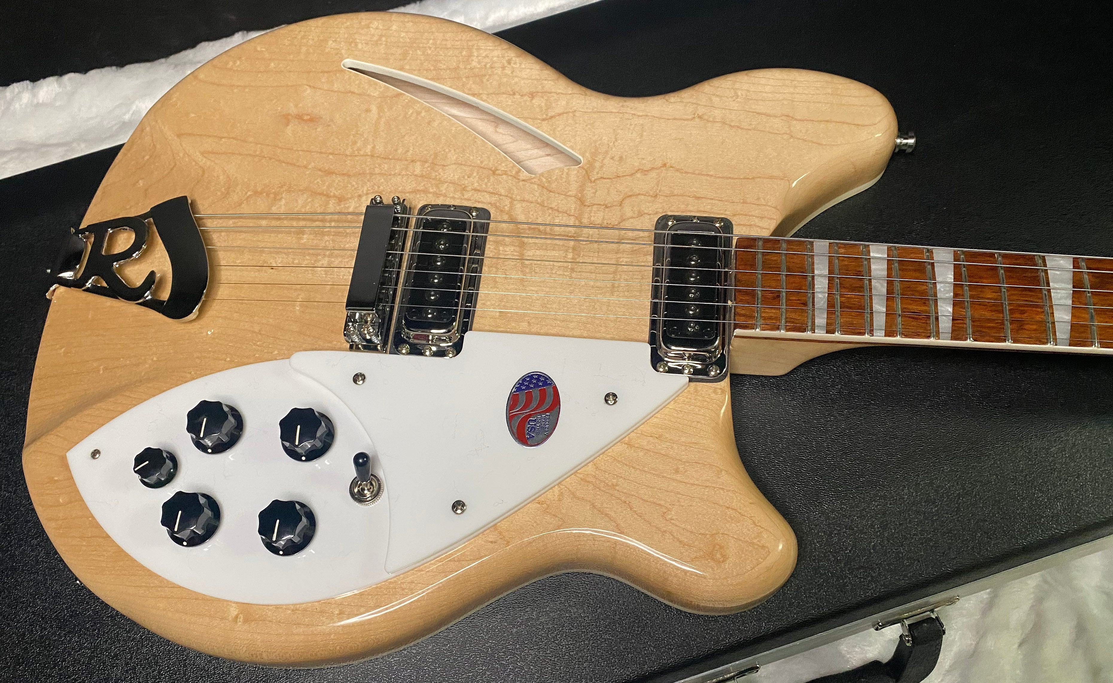 NEW! Rickenbacker 360 Maple Glo MG - Authorized Dealer - Only 7.6 lbs - G07498