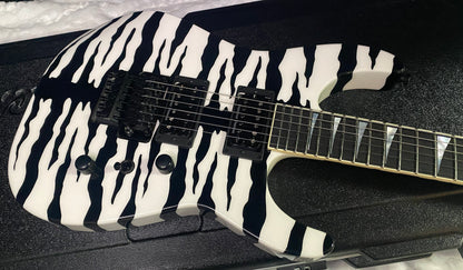 NEW ! Jackson Custom Shop SL2 Soloist Floyd Rose - Super RARE White Bengal Tiger Finish - Authorized Dealer - 8.2lbs - G07497